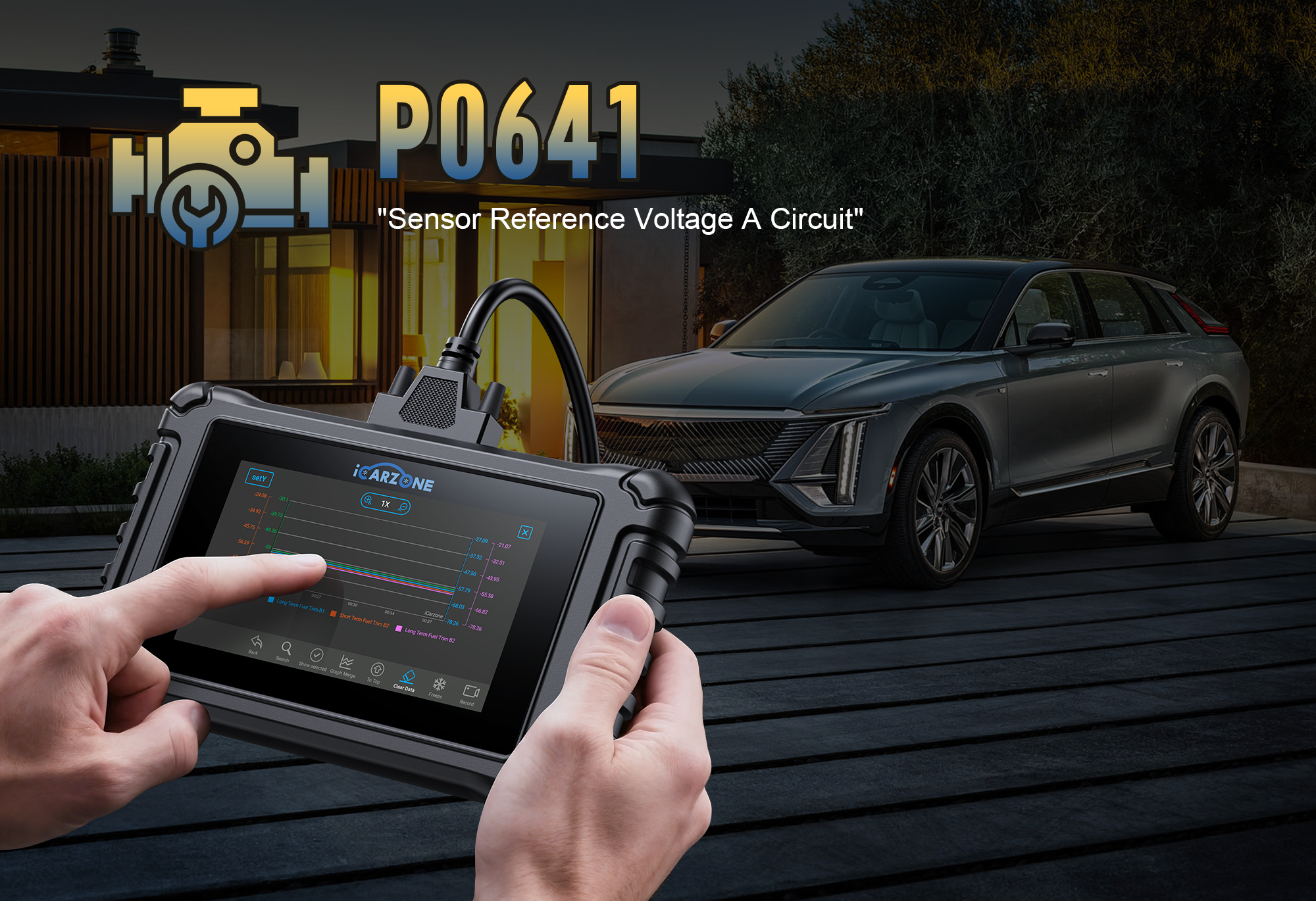 P0641 Code: Sensor Reference Voltage "A" Circuit High – Diagnosis & Fixes for Ford, Chevy, VW with ICARZONE UR800