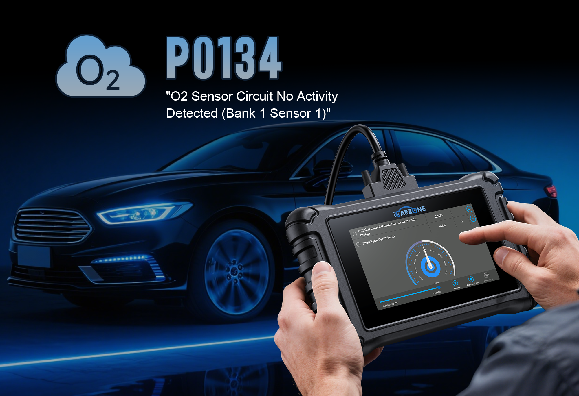 P0134 Code: O2 Sensor No Activity (Bank 1, Sensor 1) — Fix & Cost