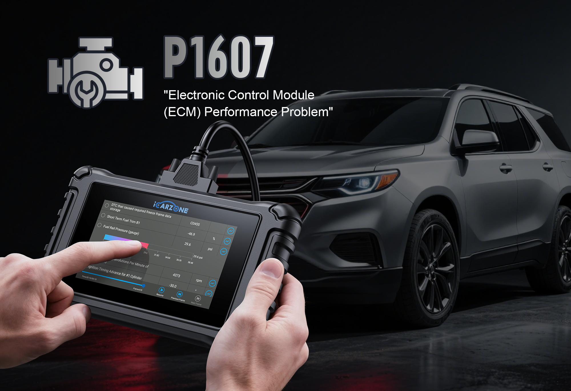 P1607 Code: ECM Internal Controller Failure | FULL DIY GUIDE WITH ICARZONE UR800