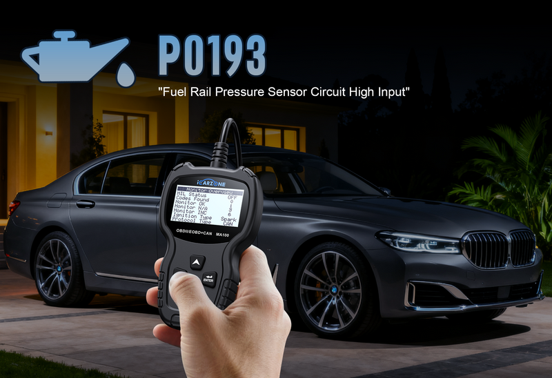 P0193 Code: Fuel Rail Pressure Sensor Circuit High Input