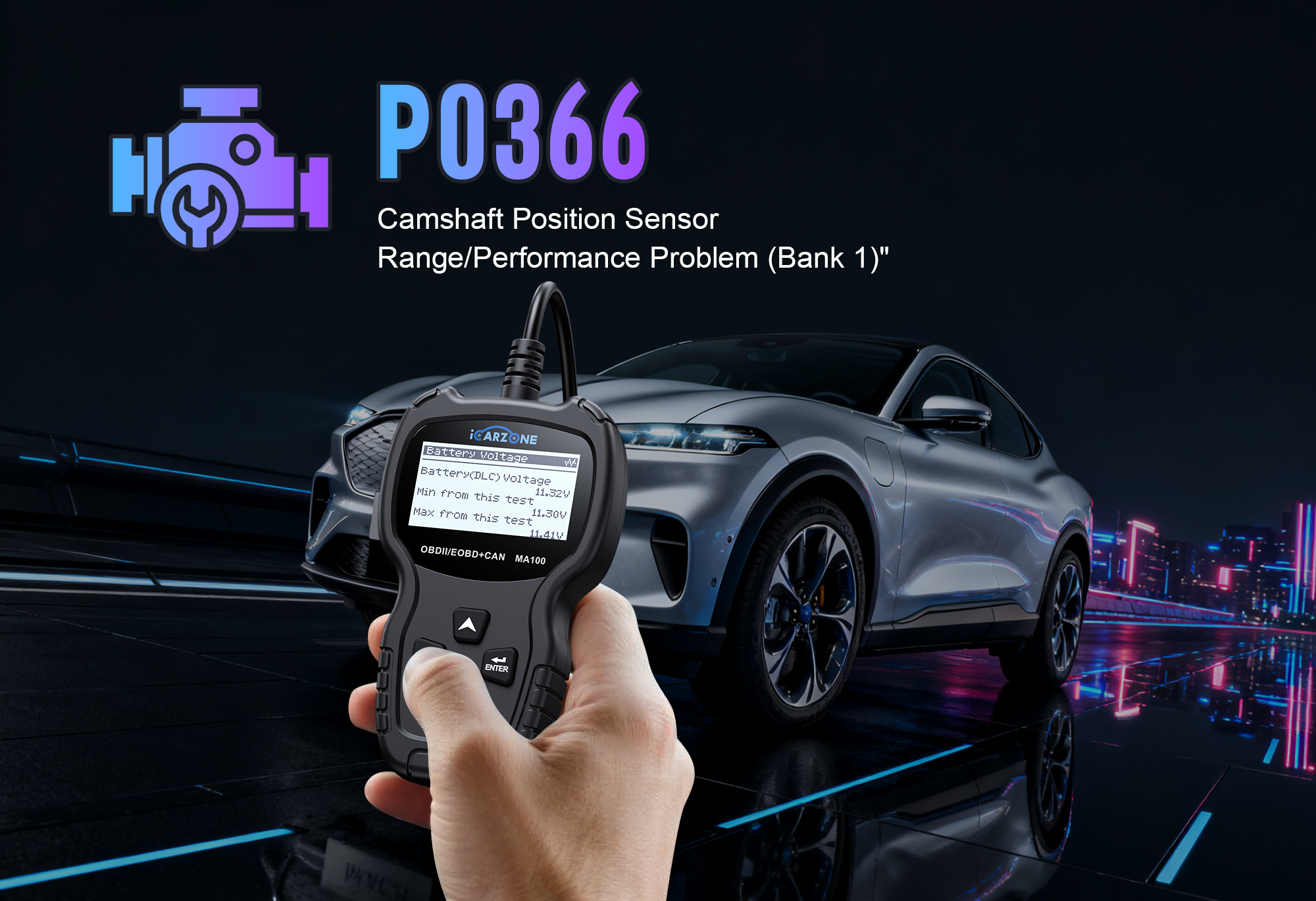 P0366 Code: Fix Ford F-150 EcoBoost Cylinder 6 Camshaft Sensor Issue | iCarzone MA100