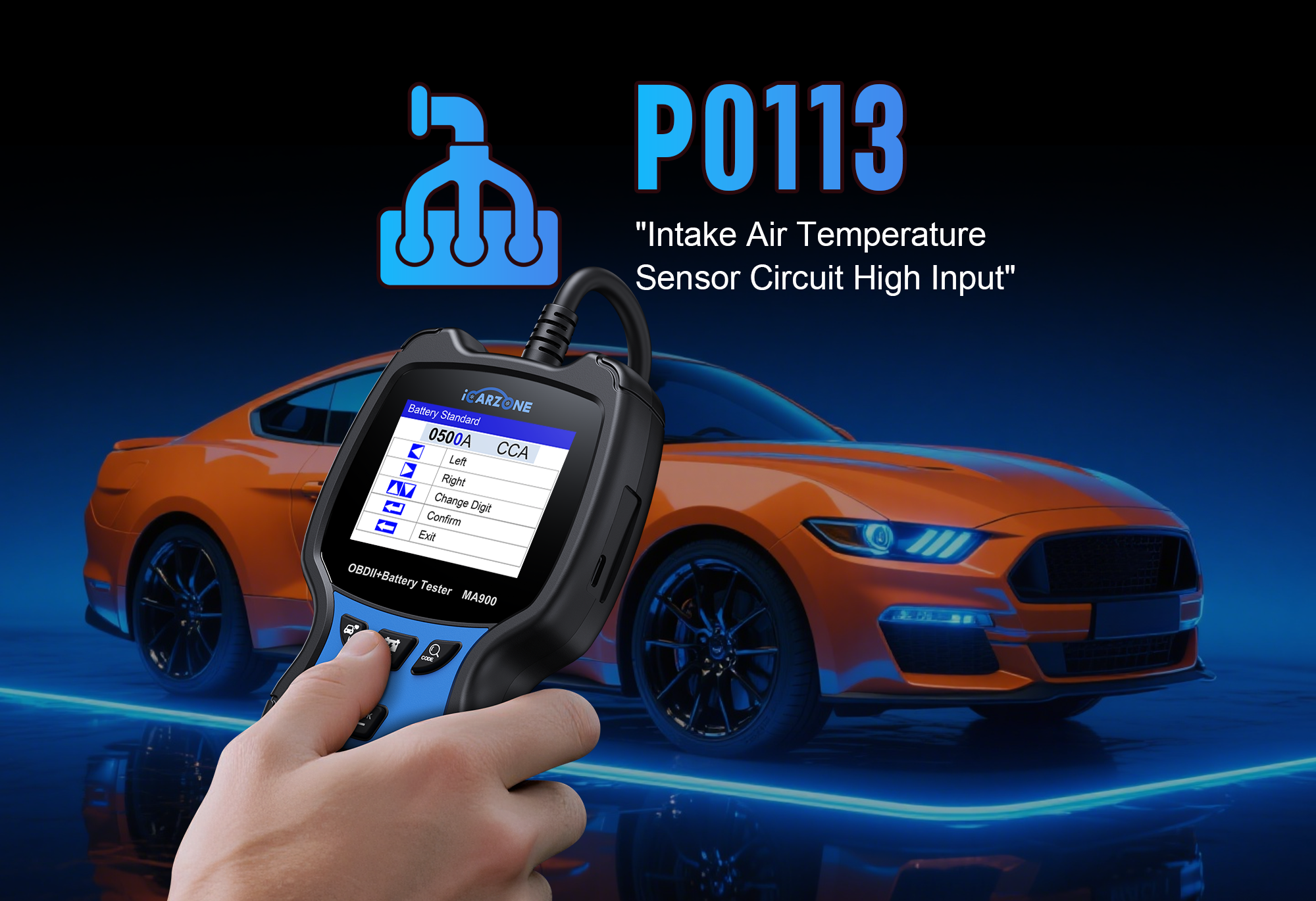 P0113 Ford F-150: IAT Sensor High Voltage Fix | MA900 Diagnostic Guide