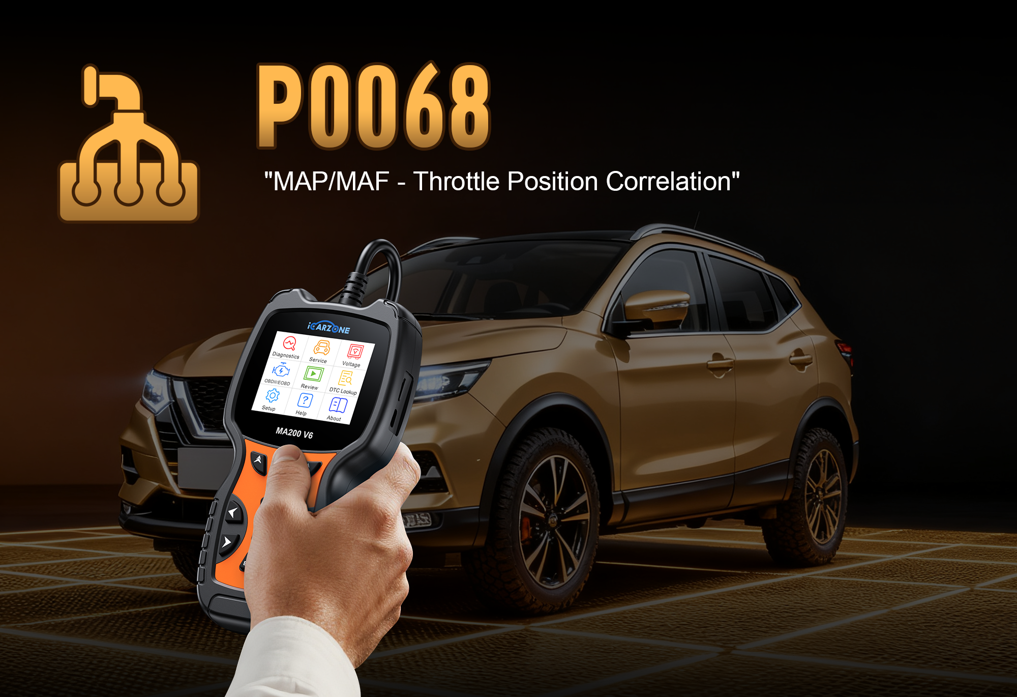 P0168 Code P0068 Code in Jeep Wrangler: Fix Throttle Body Flow Issues with ICARZO
