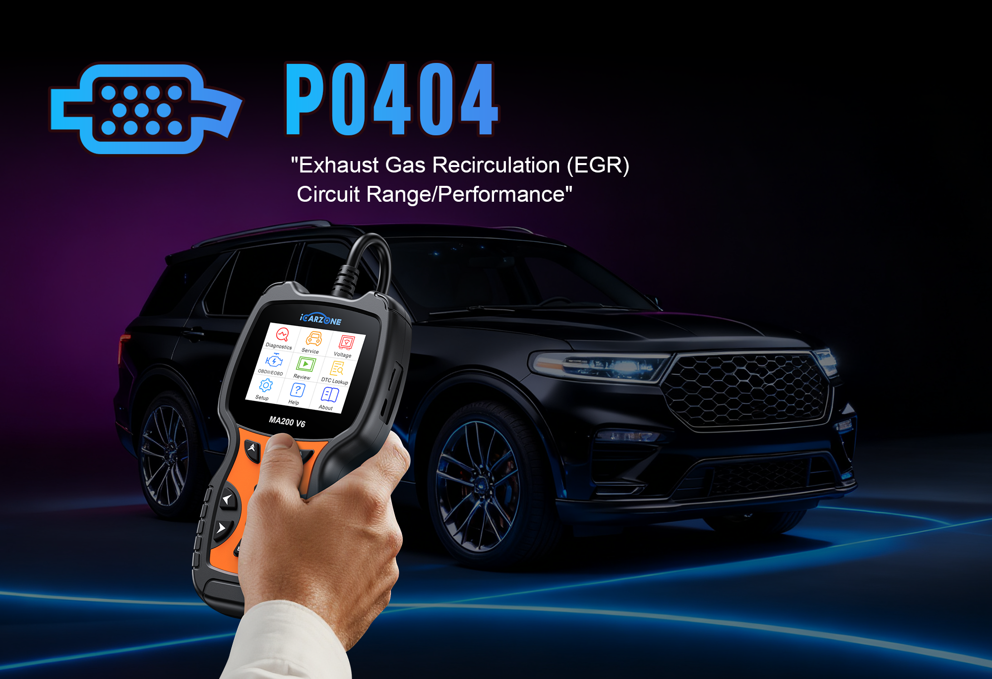 P0404 Code in Ford F-250 6.7L Power Stroke: Fix EGR Valve with ICARZONE MA200 V6