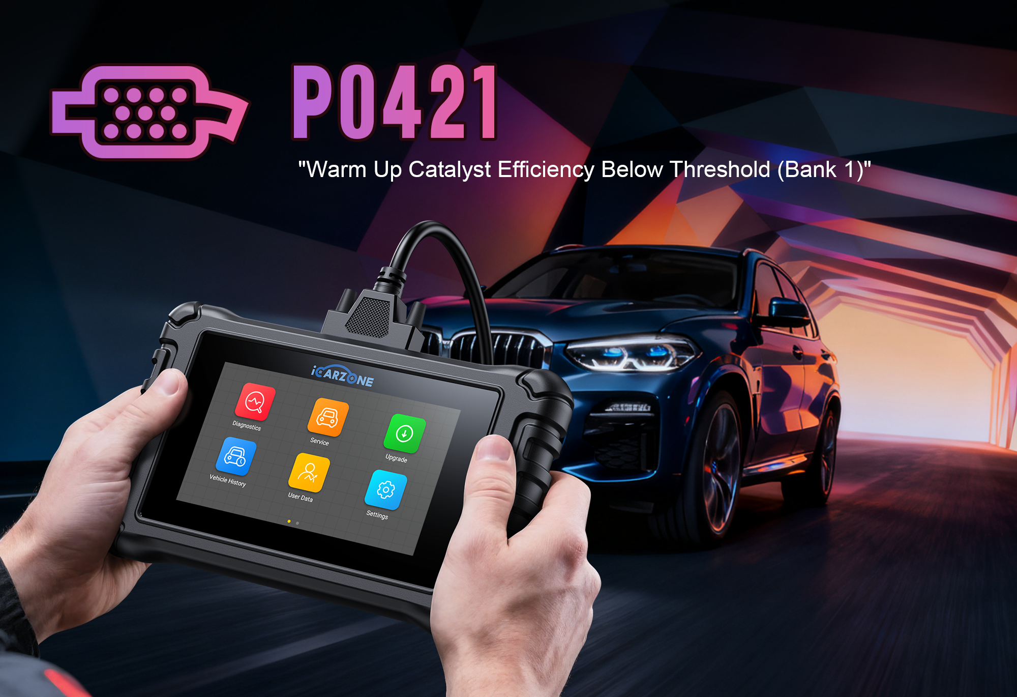 P0421 Code in Toyota Tacoma 3.5L V6: Fix Catalyst Efficiency with ICARZONE MA200 V6