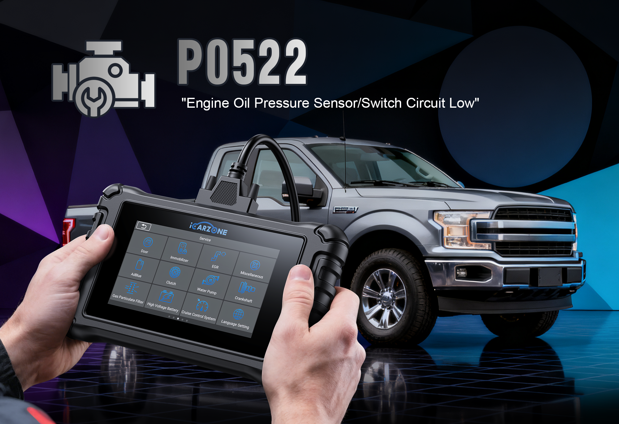 P0522 Ford F-150 EcoBoost: Oil Pressure Sensor Fix | UR800 Guide