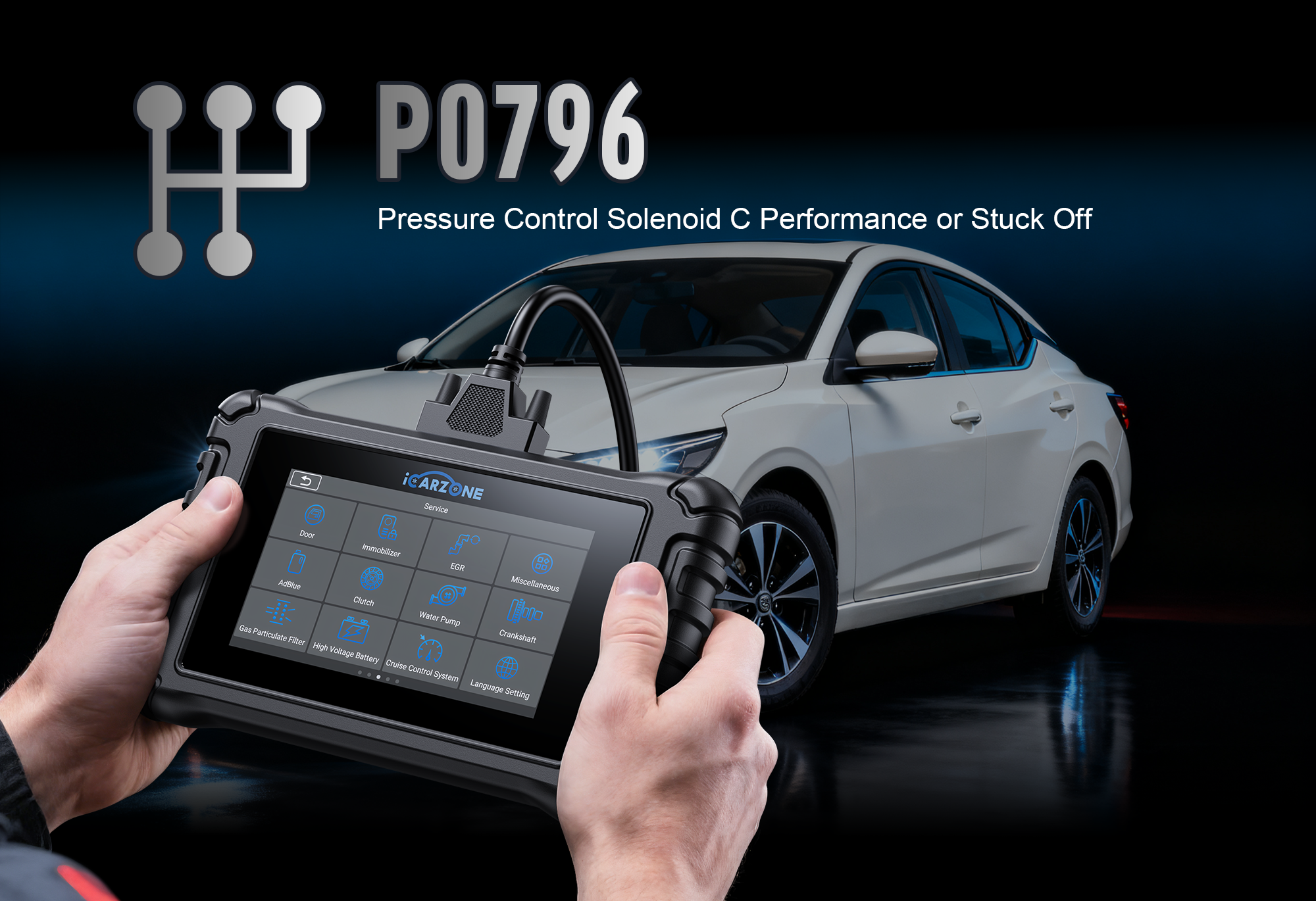 P0796 Code in Ford F-150 (2018-2024): Fix 10R80 Solenoid C with ICARZONE UR800