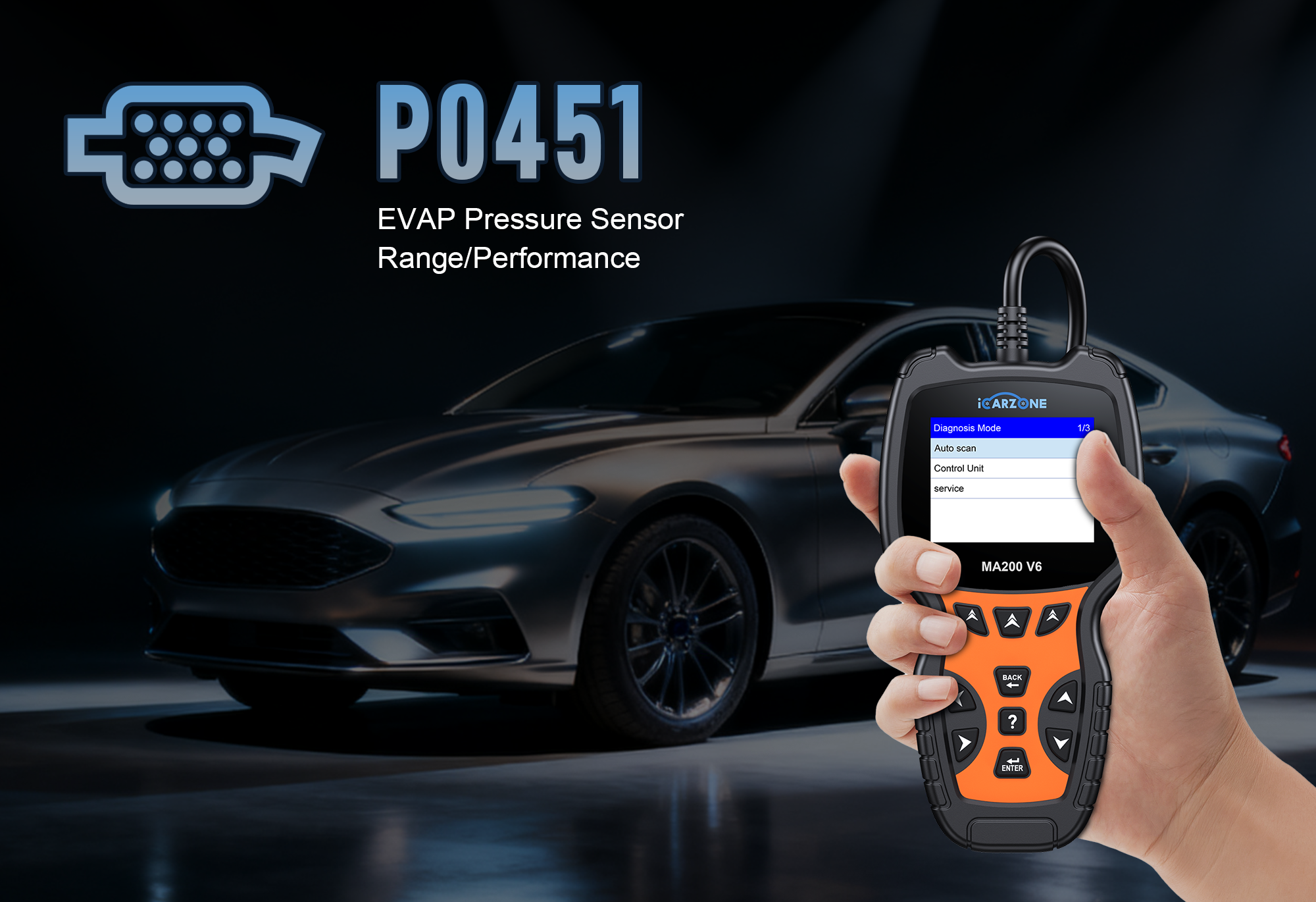 P0451 Code in BMW X3 xDrive30i B48 (2019-2024): Fix with ICARZONE MA200 V6