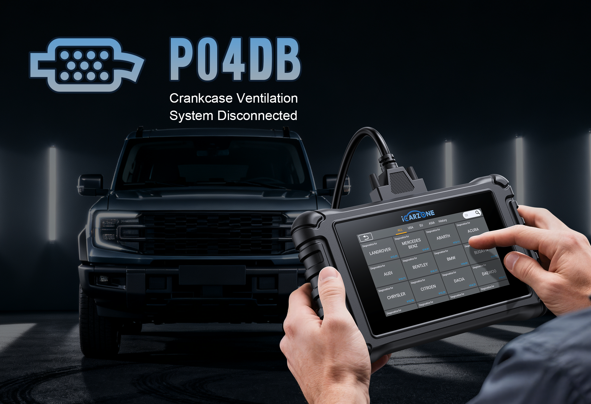 P04DB Code: Diesel Particulate Filter (DPF) Pressure Sensor Circuit  in Mercedes GLE 450