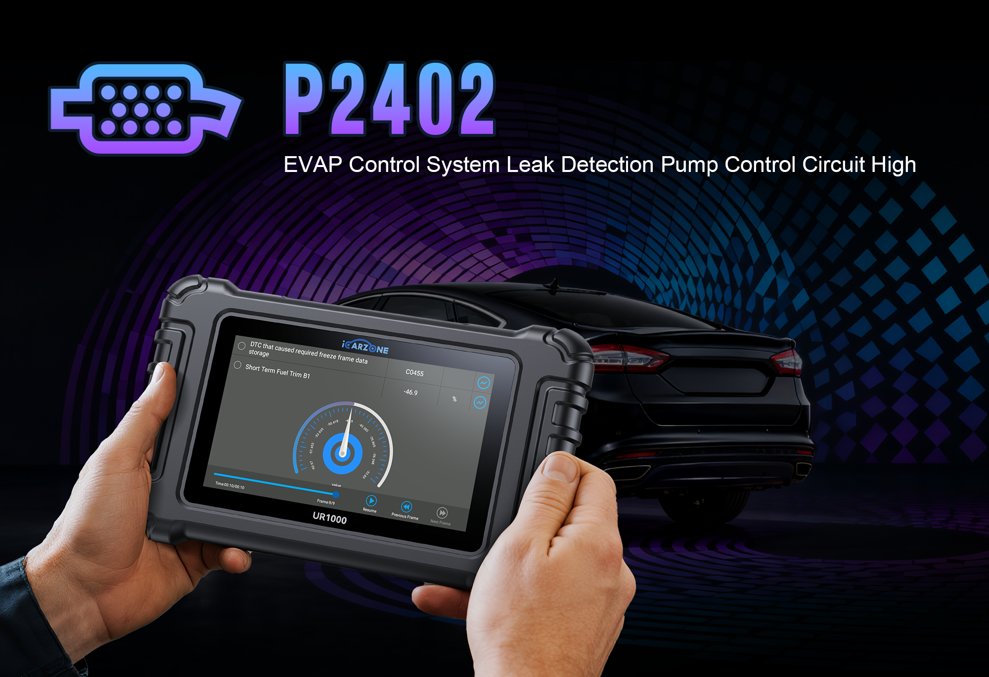 P2402 Code: That Cold-Start Rattle Is the EVAP Pump, Not a Leak