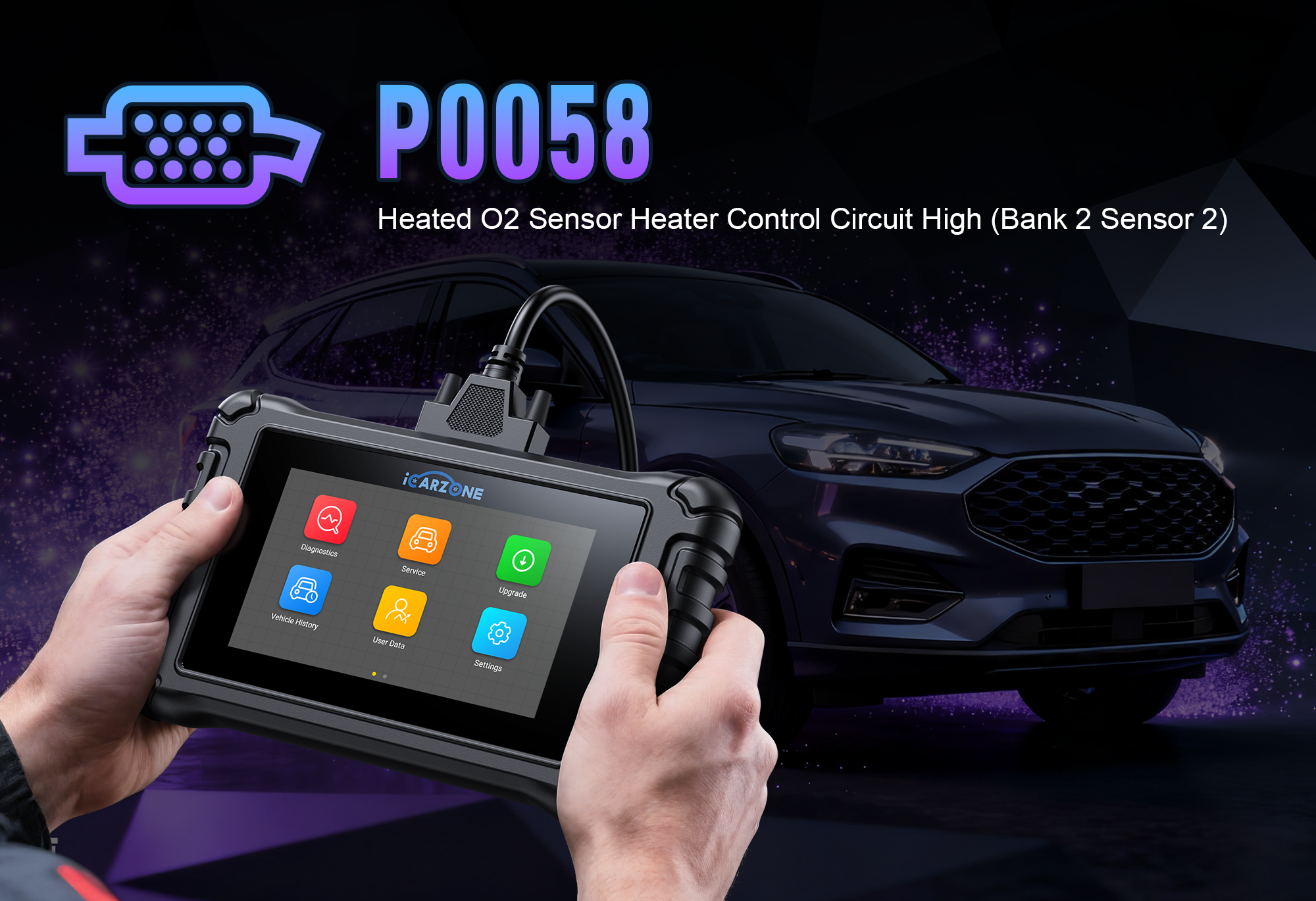 P0058 Code BMW X3 G01 (2018-2024): Fix with ICARZONE UR800 | B48 O2 Sensor Fault