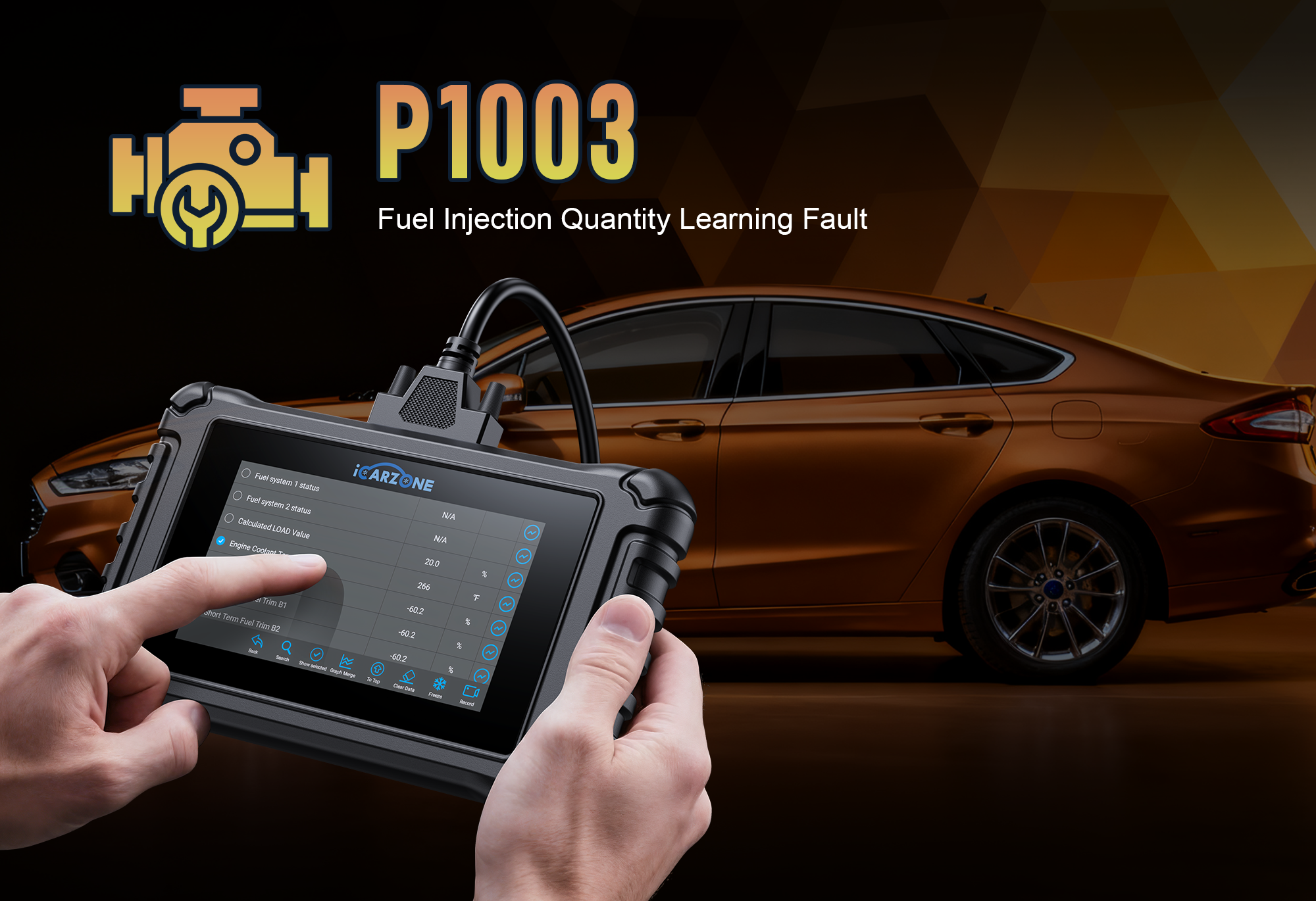P1003 Code : Fix with ICARZONE UR800 | B48 Intake Fault Repair