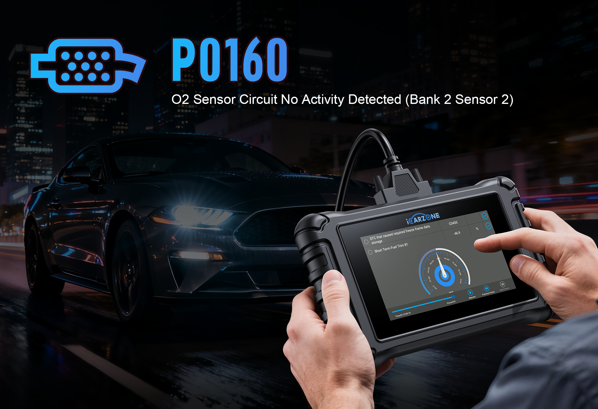 P0160 Code BMW X3 G01 (2018-2024): Fix O2 Sensor Malfunction with ICARZONE UR800