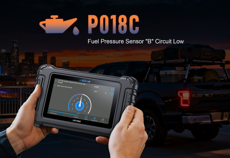 P018C Code Mercedes C300 L (2022-2024): Fix Fuel Temp Sensor with ICARZONE UR800