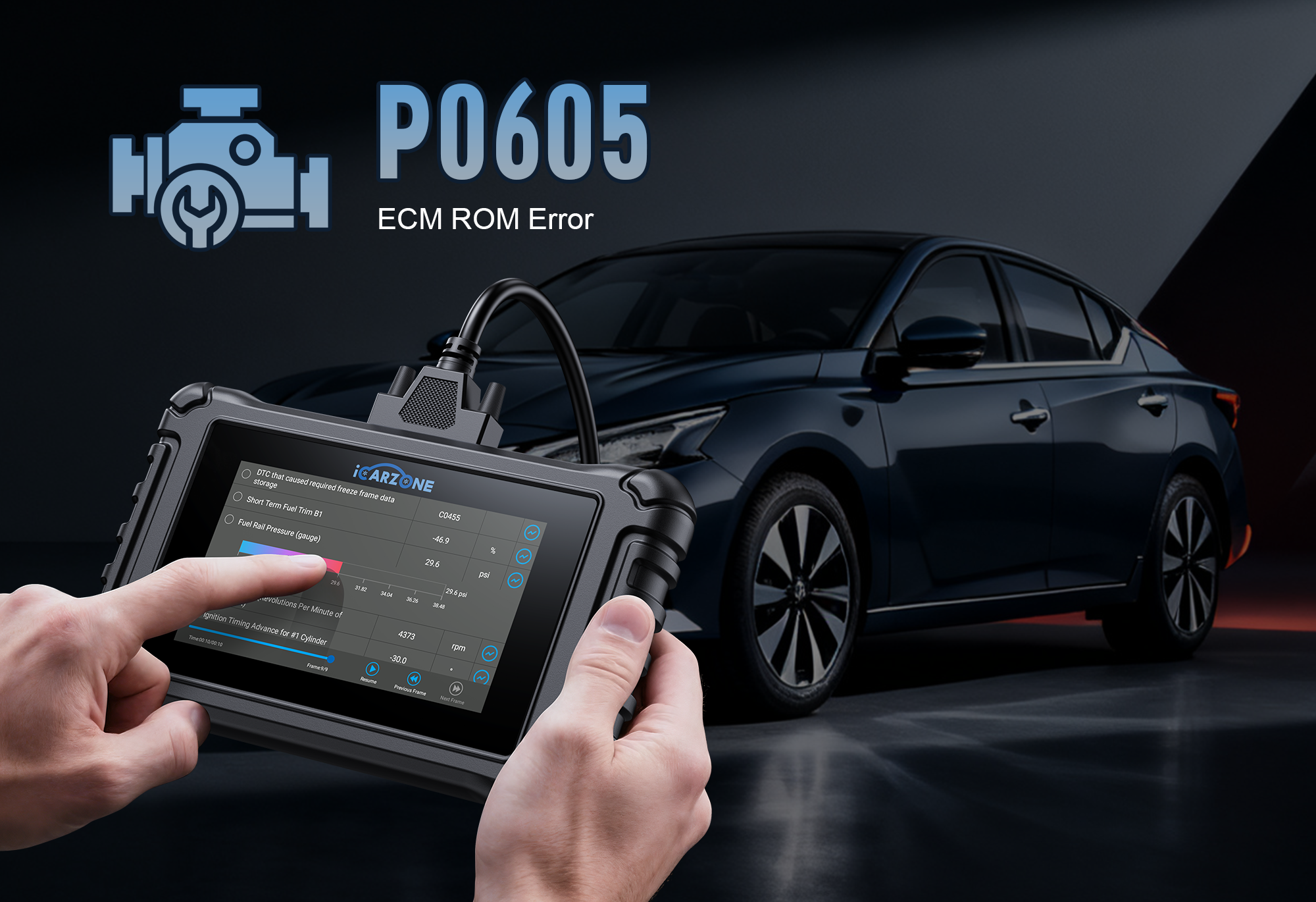 P0605 Code BMW 530i B48: Diagnose & Repair ECU Internal Error with UR1000