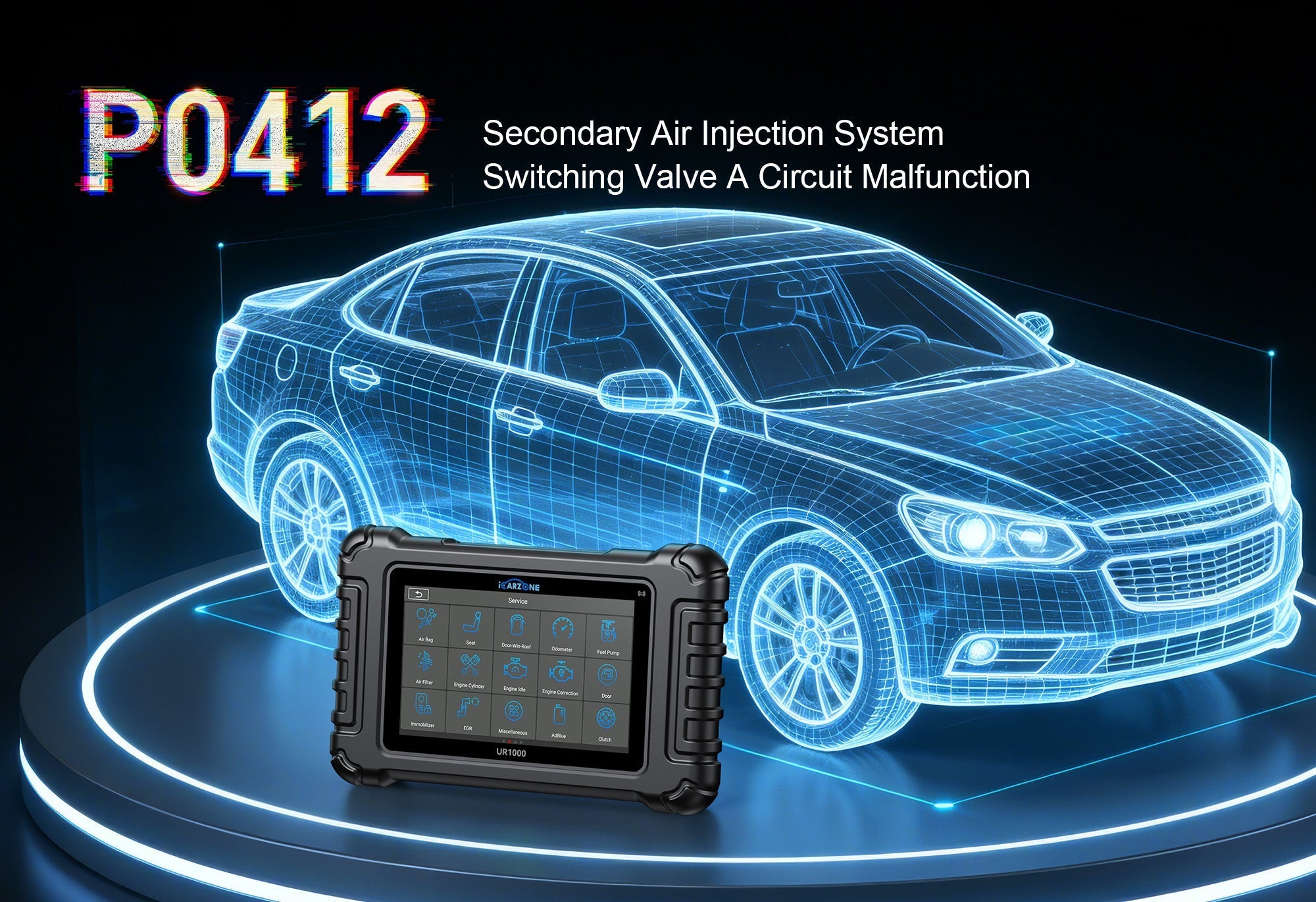 P0412 Code in BMW Secondary Air Injection System Circuit Low faults: Fix with ICARZONE UR1000
