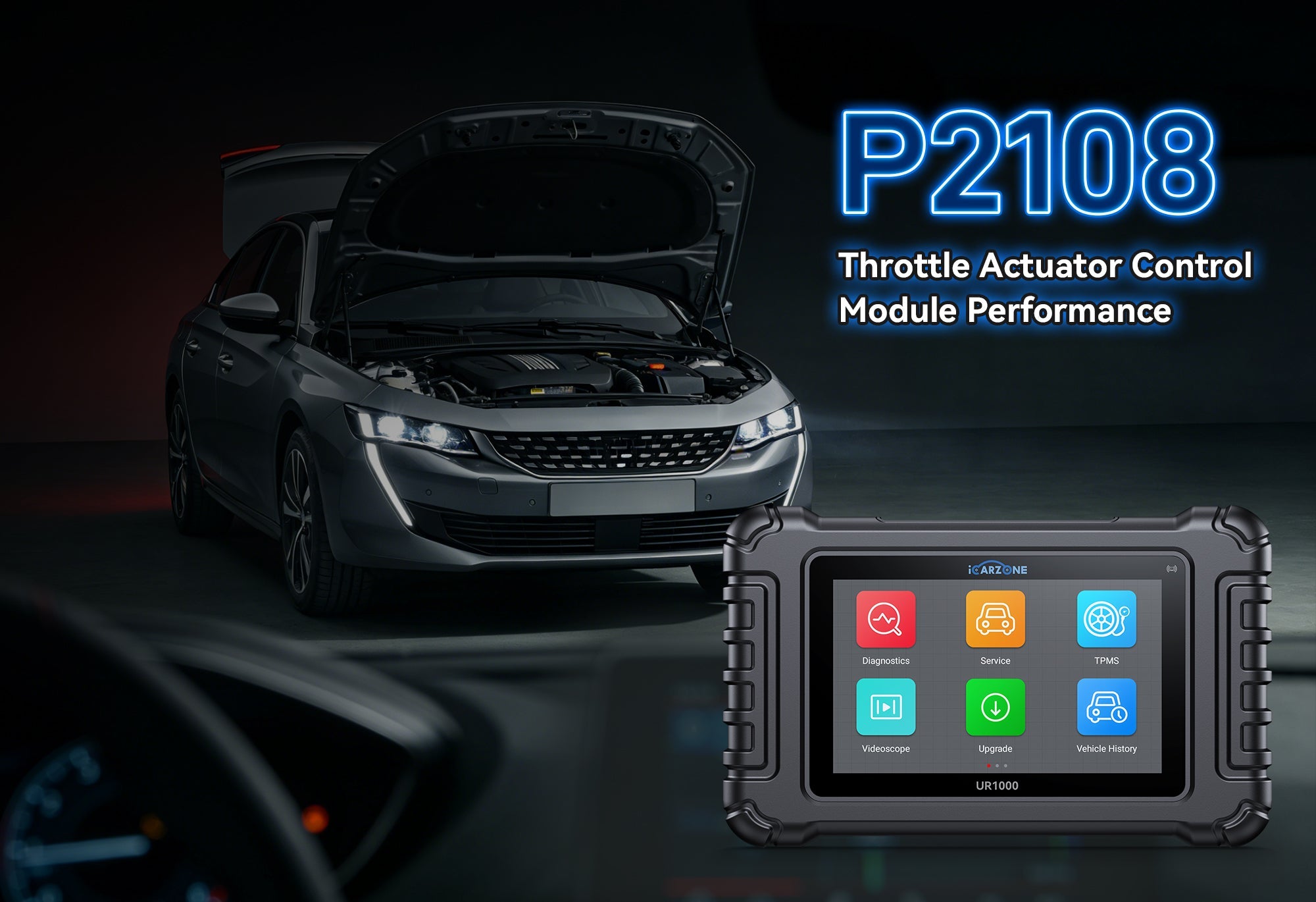 P2108 Code in Chevrolet Silverado 1500 (2016-2024): Fix with ICARZONE UR1000