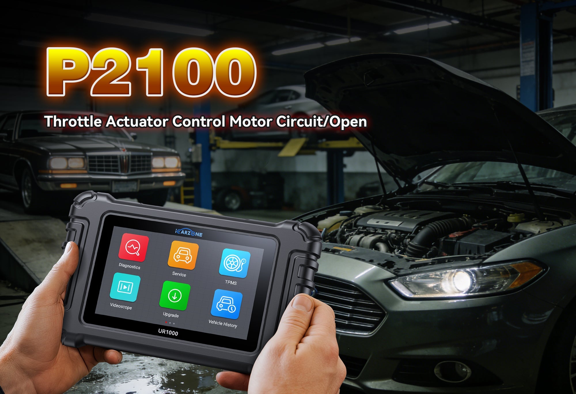 P2100 Code Mercedes GLC 300 Fix: 2018-2024 2.0T TAC System Repair with ICARZONE UR1000