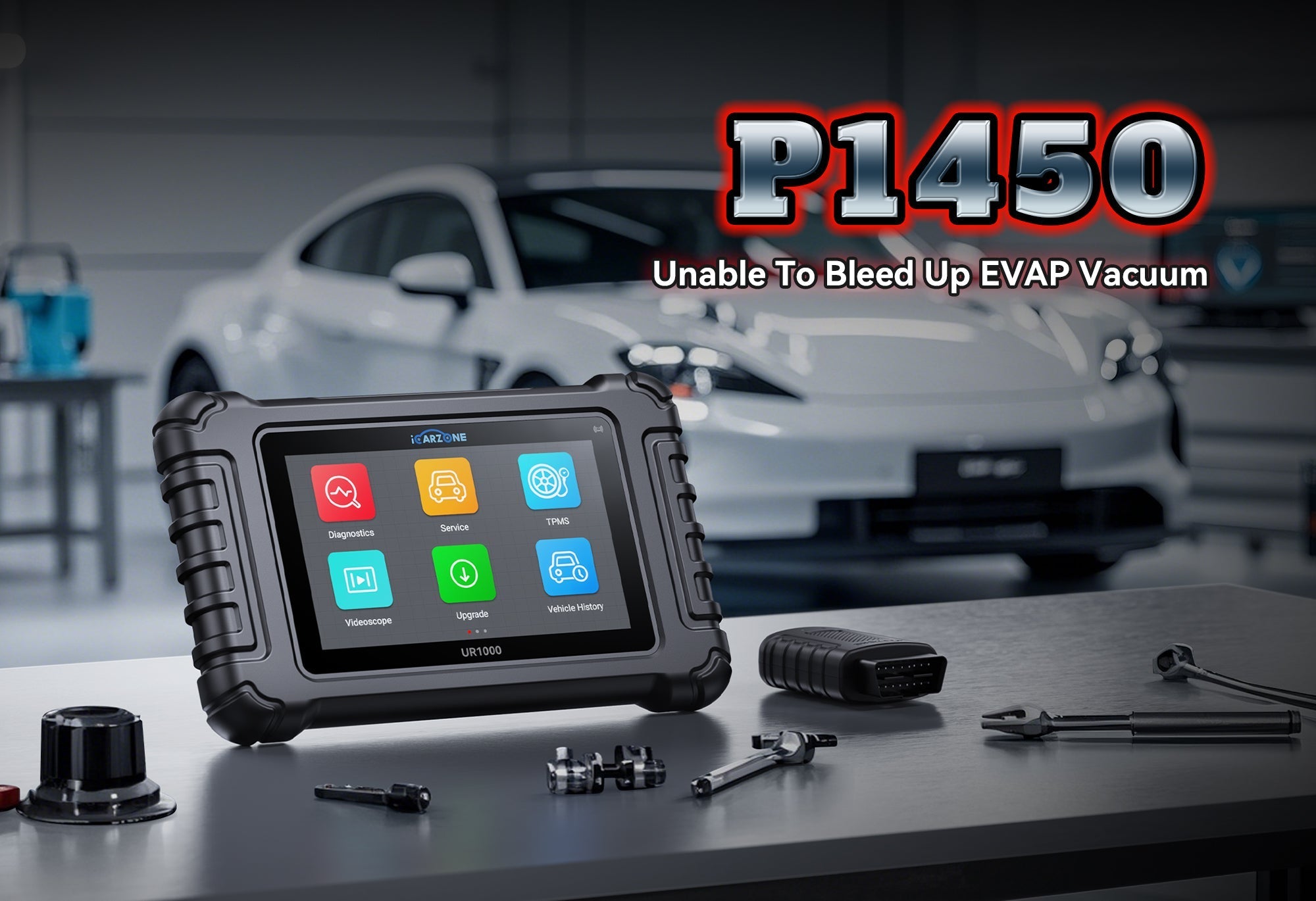 P1450 Mercedes-Benz GLC 300 W253: Fix EVAP System Exhaust Flow with ICARZONE UR1000