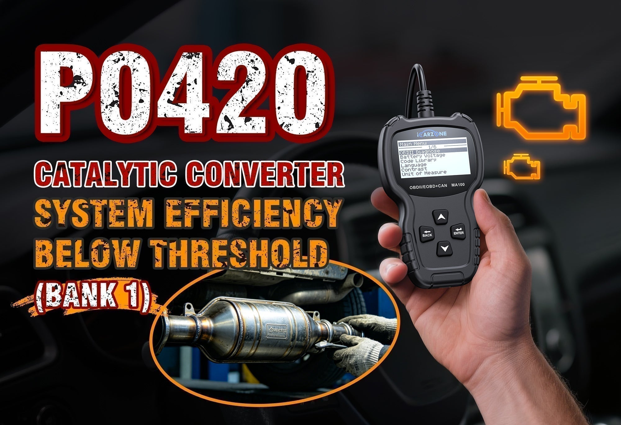 P0420 Code: Catalyst System Efficiency Below Threshold