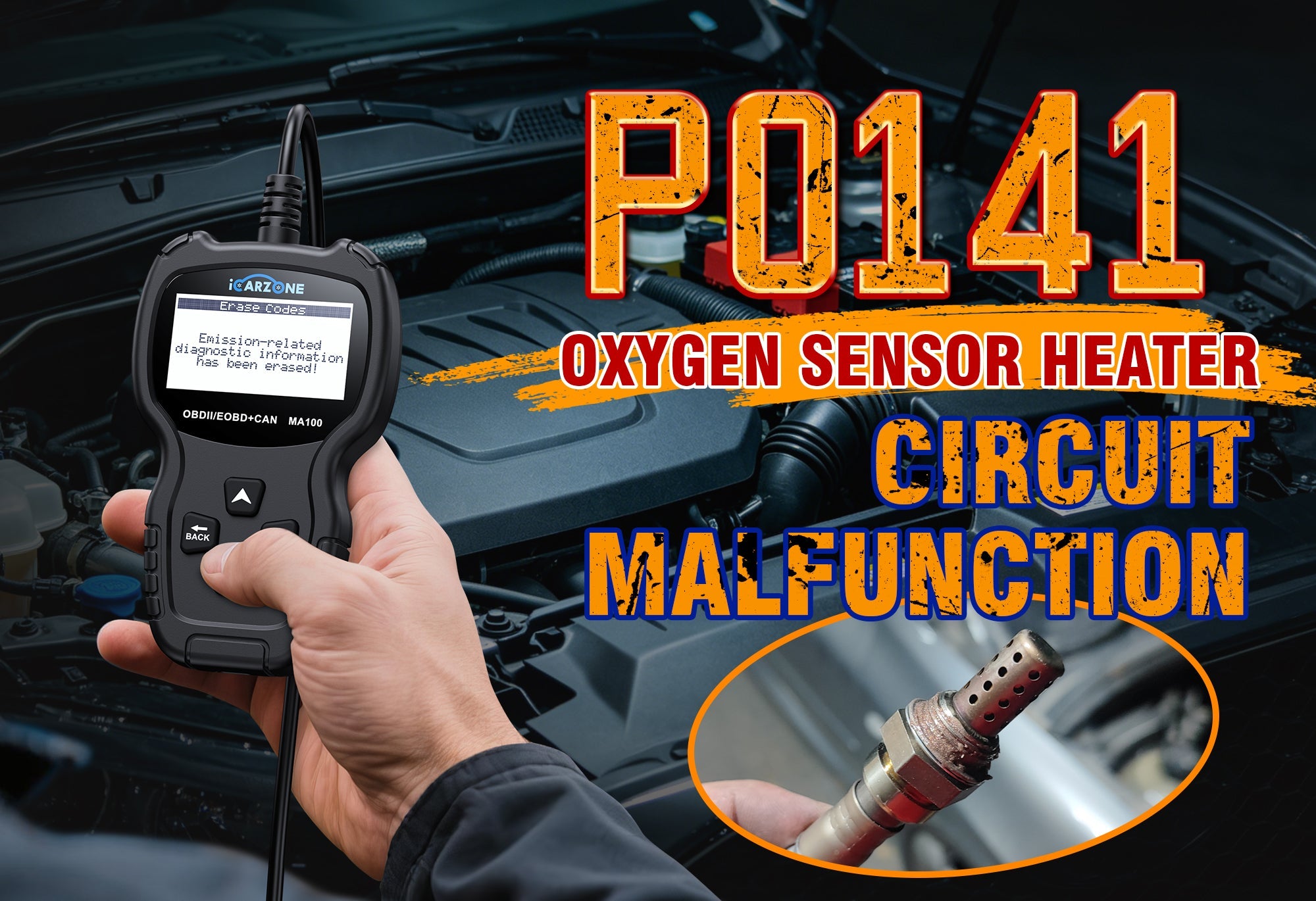 P0141 Code: O2 Sensor Heater Circuit Malfunction