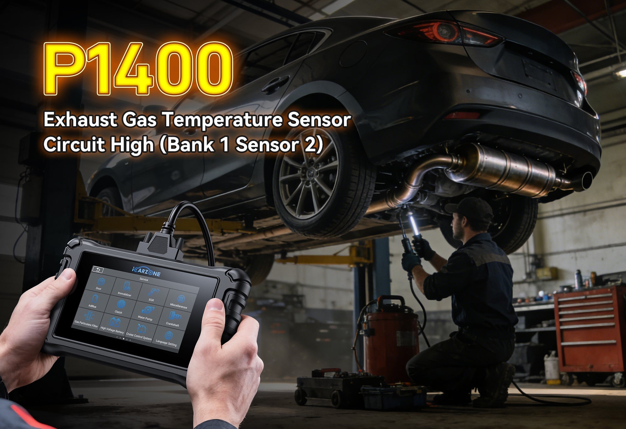 P1400 Code in Volvo XC60: Fix Solve Exhaust Gas Recirculation (EGR) Flow Malfunction faults | ICARZONE UR800