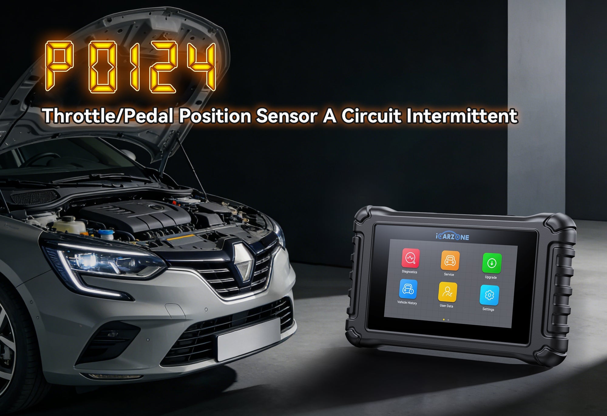 P0124 Mercedes GLC 300 L (M254): Fix with ICARZONE UR800 2019-2024