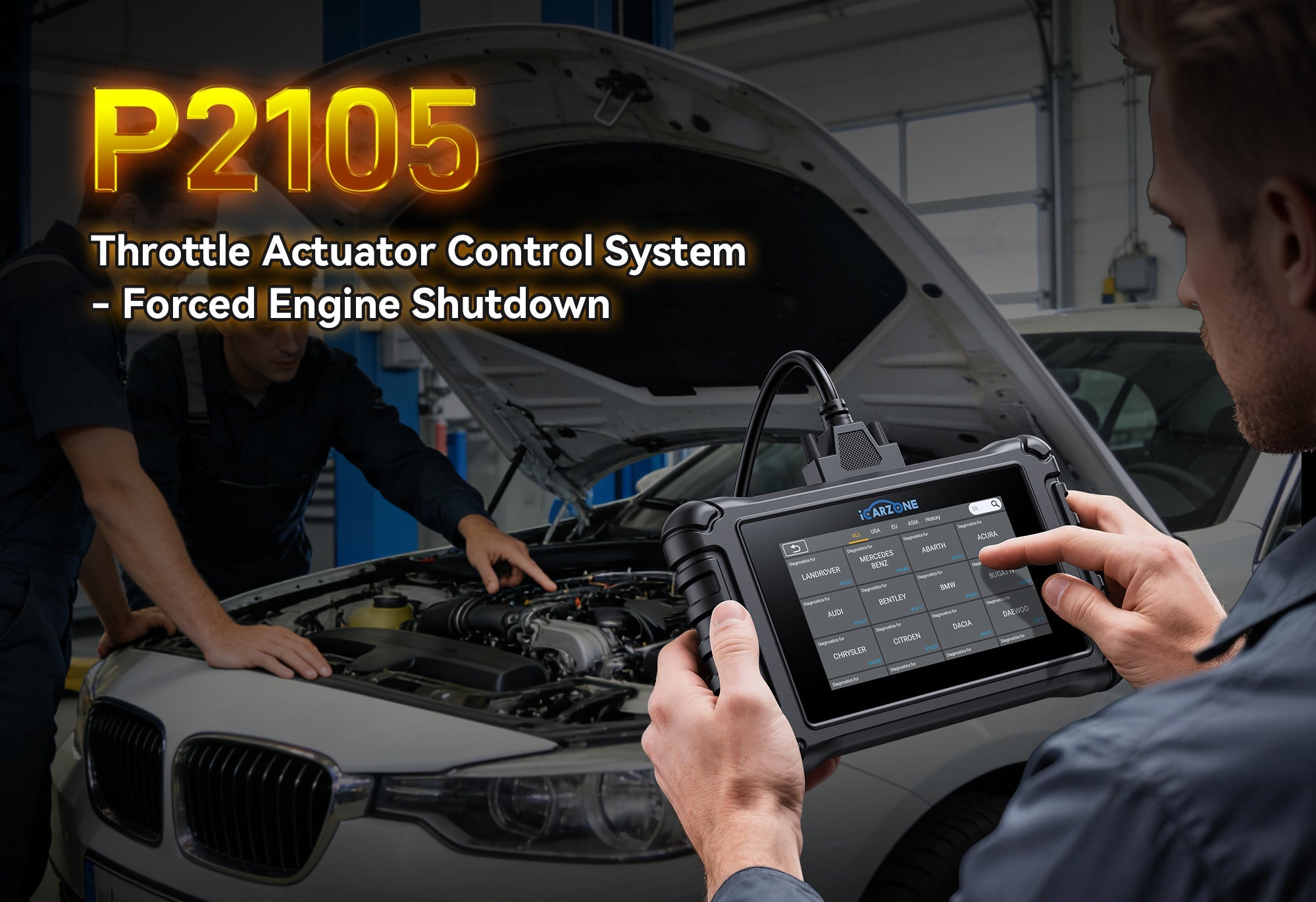 P2105 Ford F-150 Fix: 2018-2023 3.0L Power Stroke Throttle Control | UR800