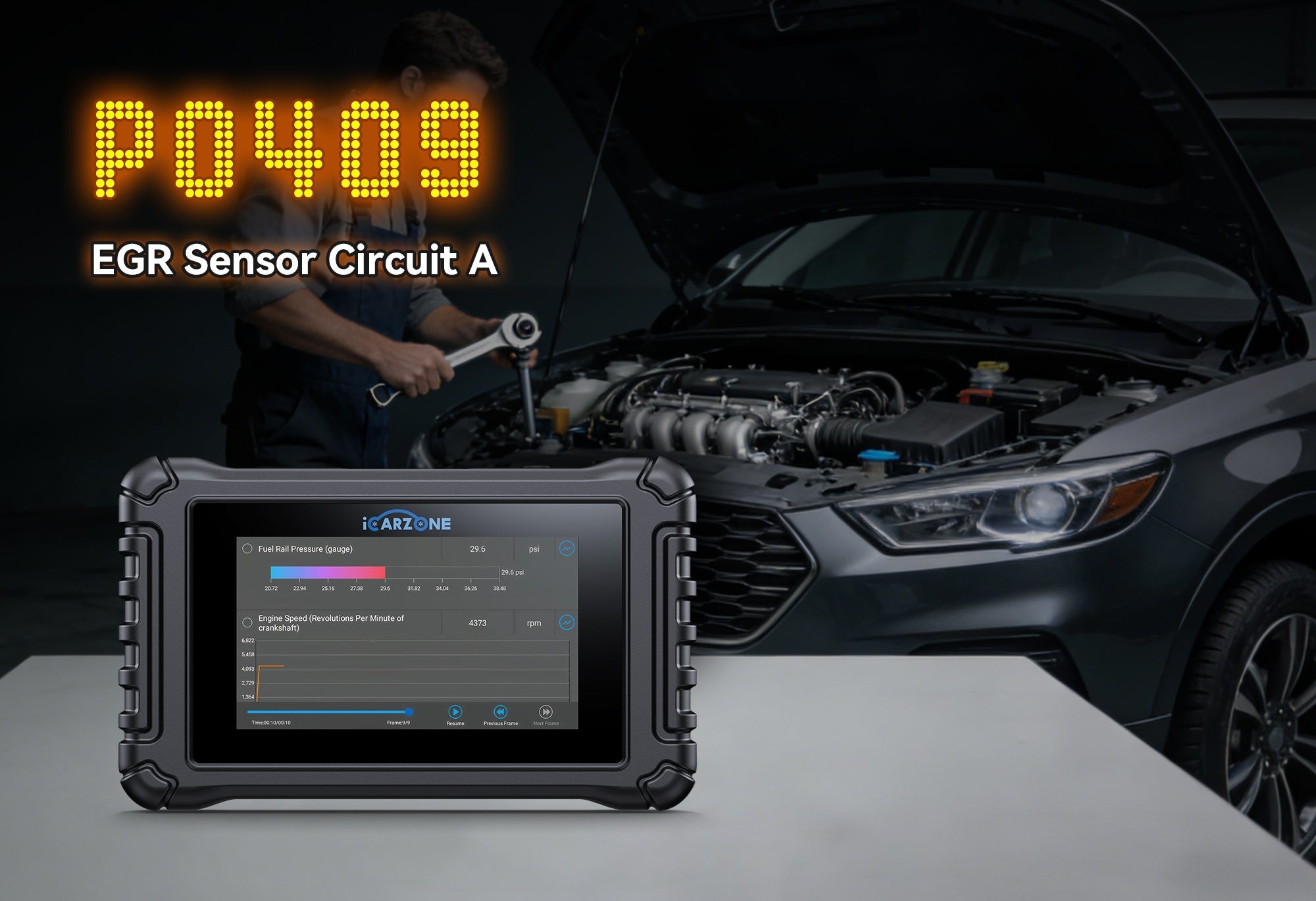P0409 Code in Volvo: Fix EGR Circuit Fault with ICARZONE UR800