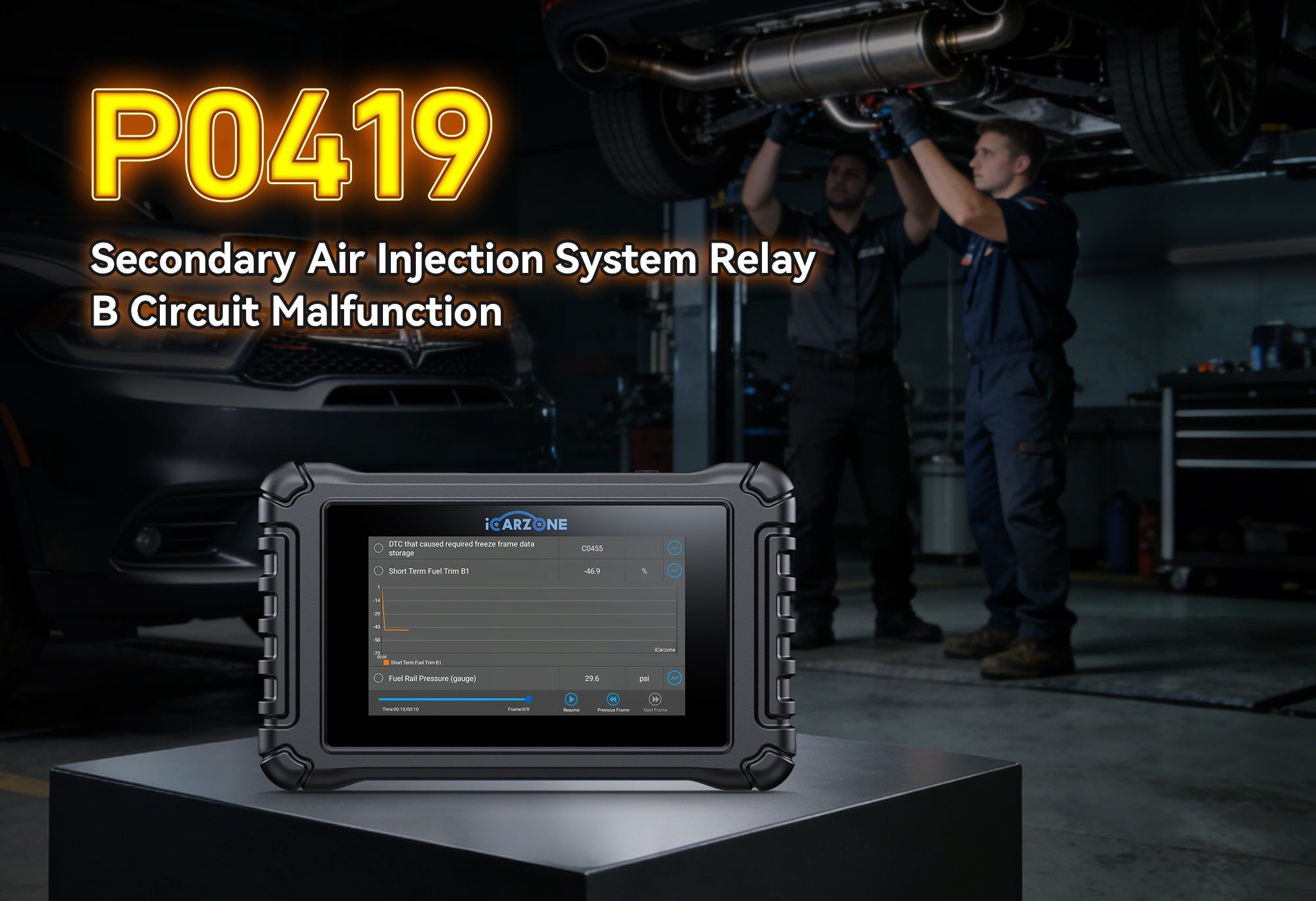 P0419 Code: Fix Secondary Air Injection Valve Fault |ICARZONE UR800