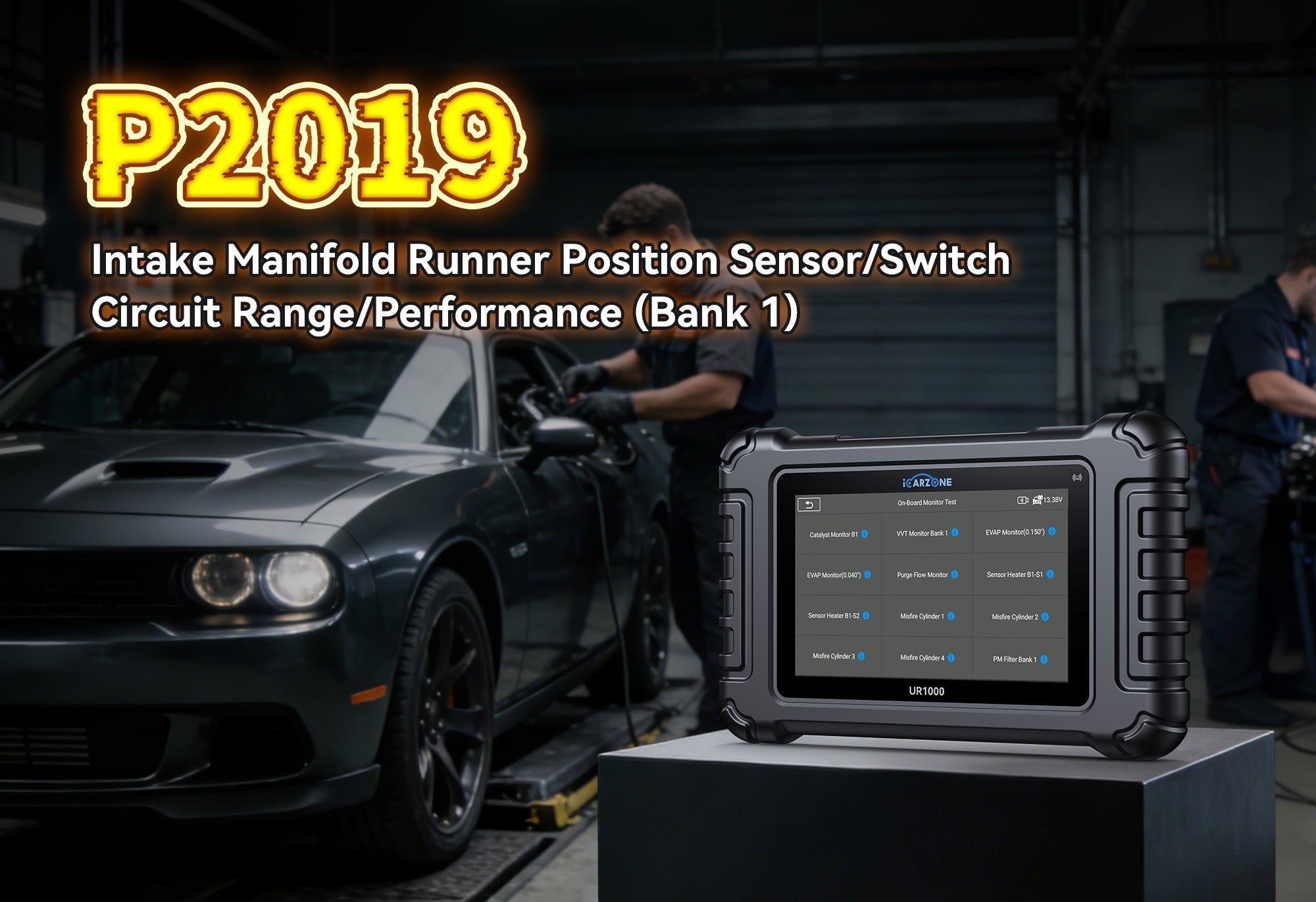 P2019 Code in Ford: Fix Intake Manifold Actuator Fault with ICARZONE UR1000