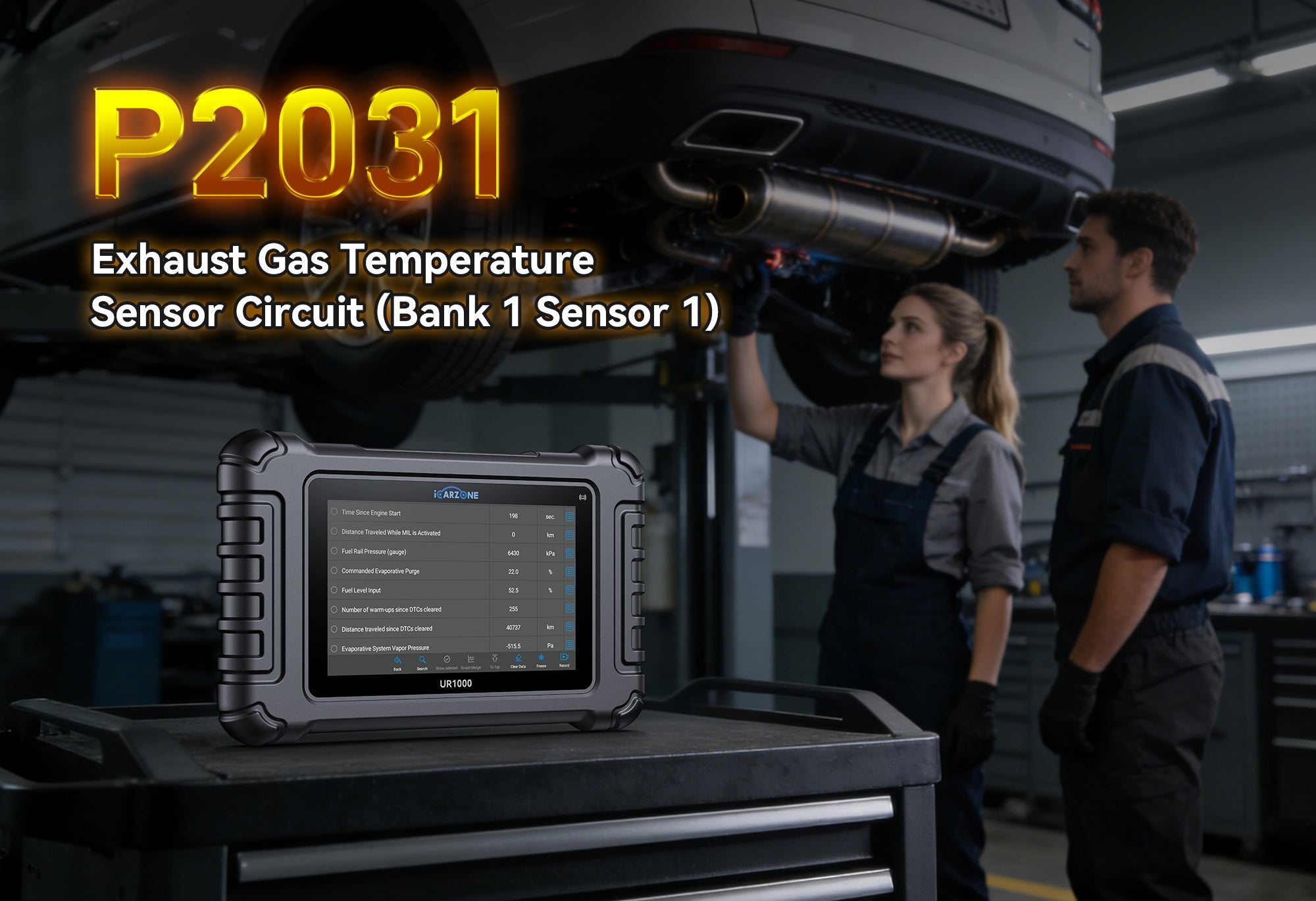 Fix P2031 Code with ICARZONE UR1000 Diagnostic Tool