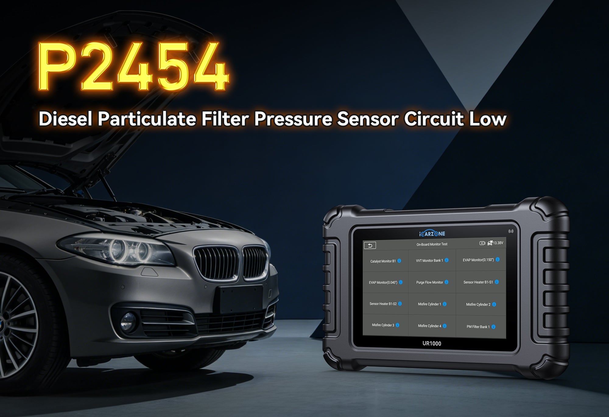 Fix P2454 Code with ICARZONE UR1000 Diagnostic Tool