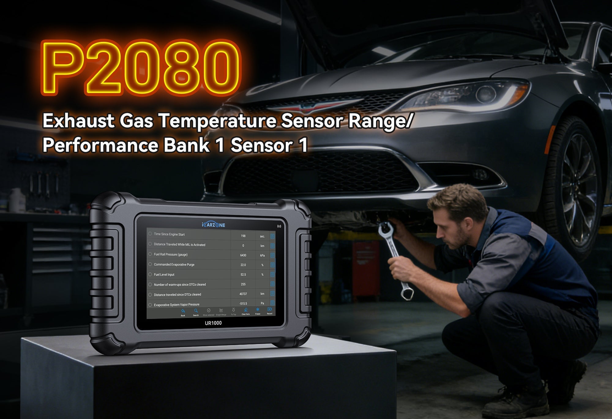 P2080 Code : Fix Exhaust Temperature Sensor Fault with ICARZONE UR1000