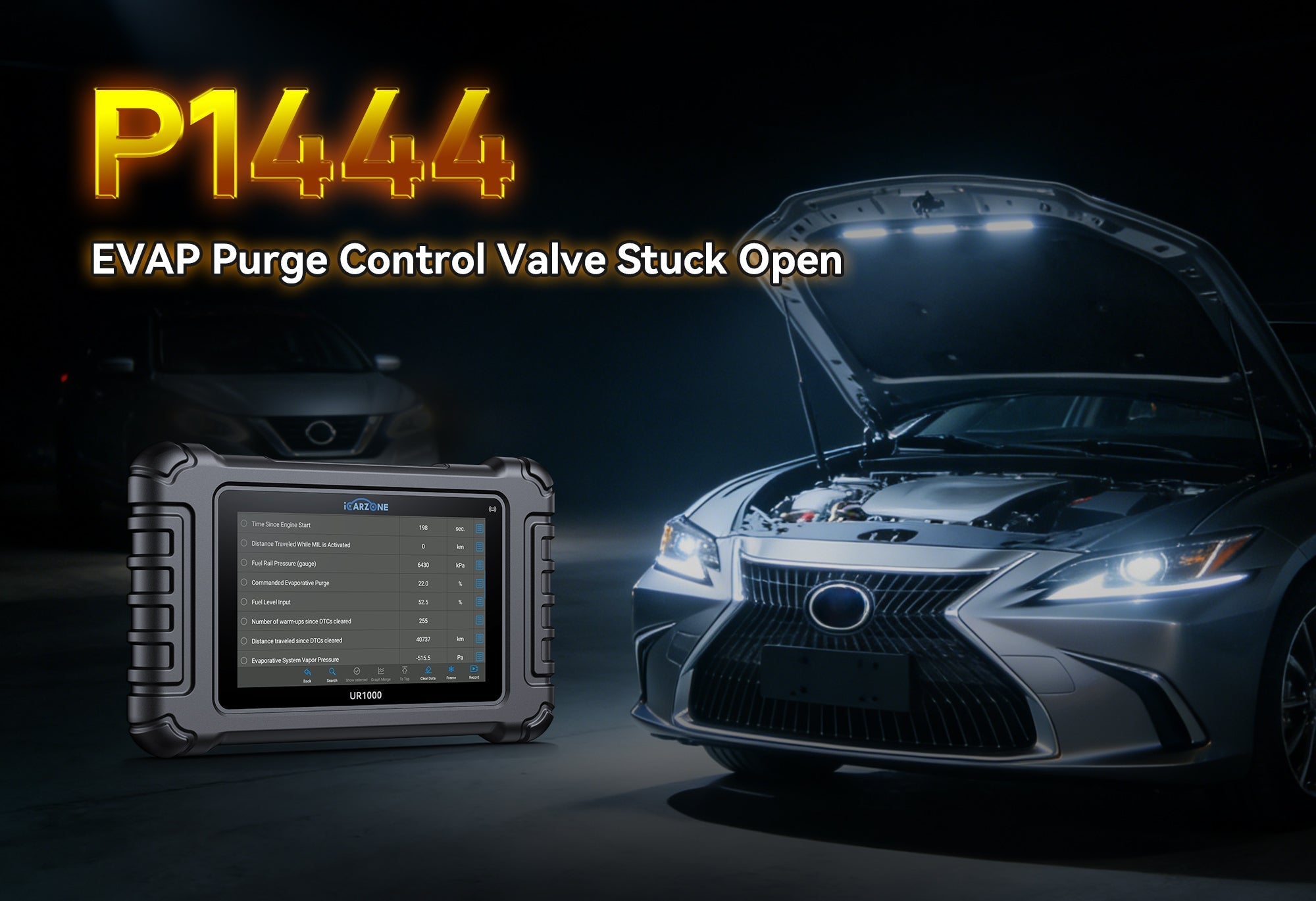 P1444: FIX EVAP System Purge Flow Malfunction| ICARZONE UR1000
