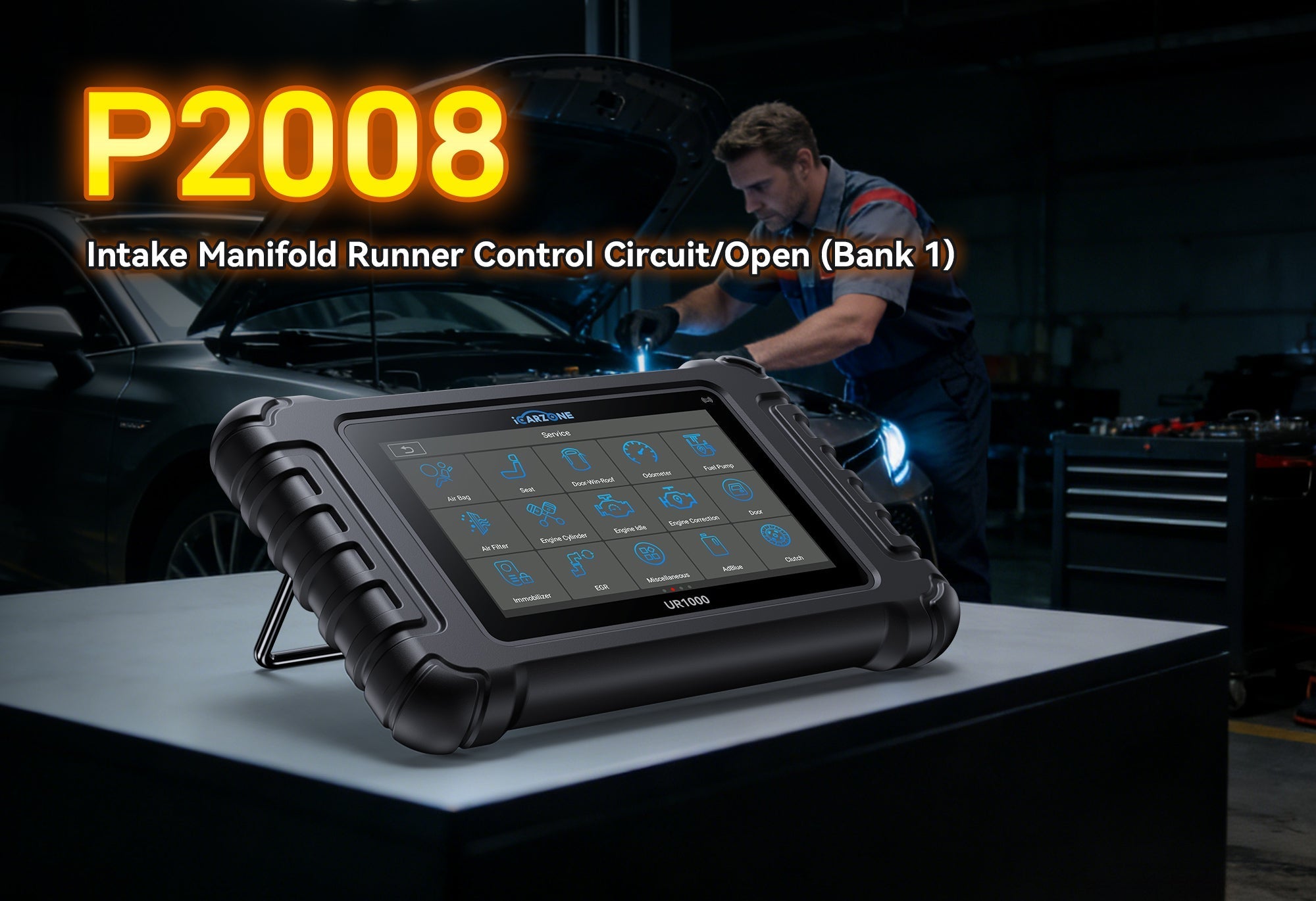 Fix P2008 code DPF Efficiency Below Threshold with ICARZONE UR1000