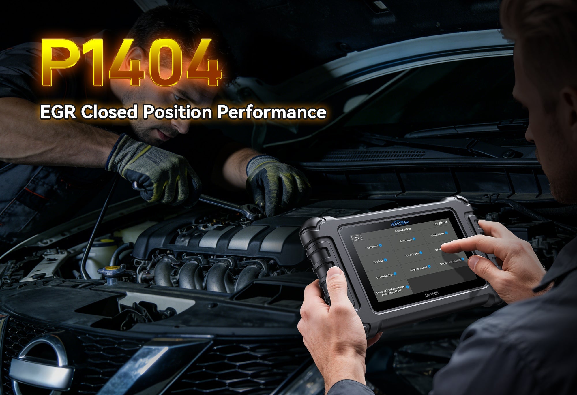 P1404: EGR Valve Position Sensor Circuit Fault | Fix by ICARZONE UR1000