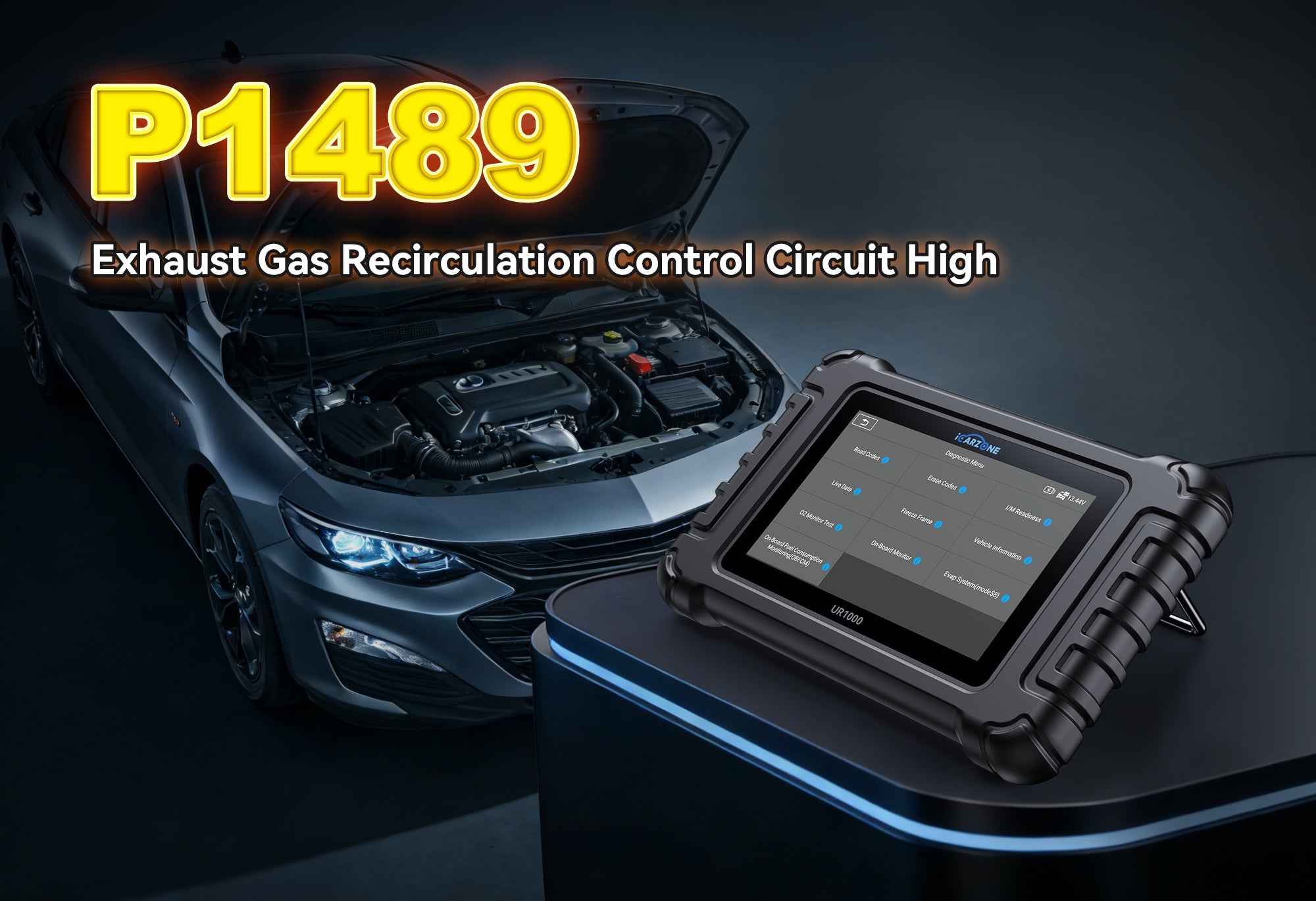 Fix P1489 Fault Code ICARZONE UR1000 diagnostic tool
