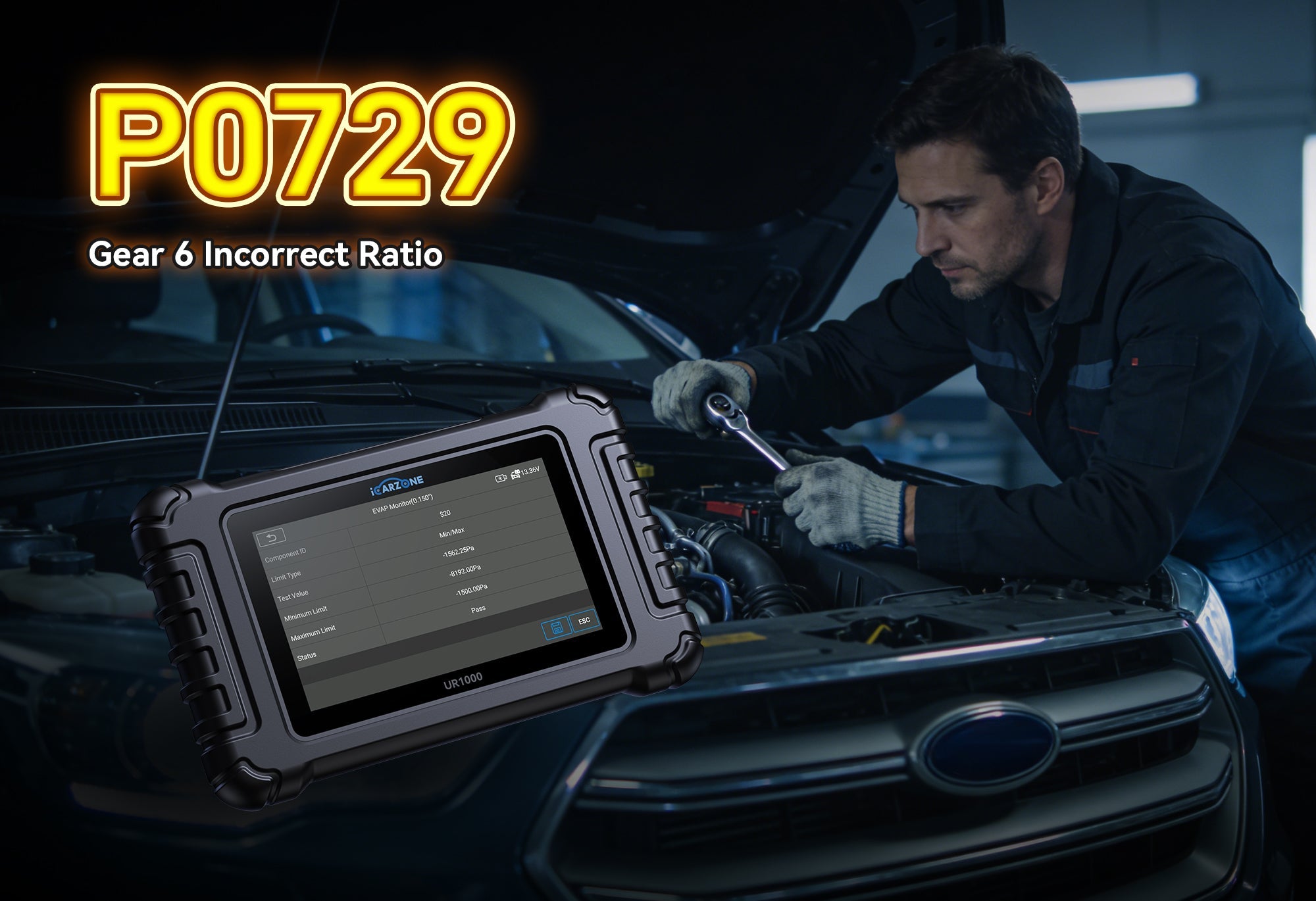 Stuck Off with ICARZONE UR1000 Diagnostic Tool
