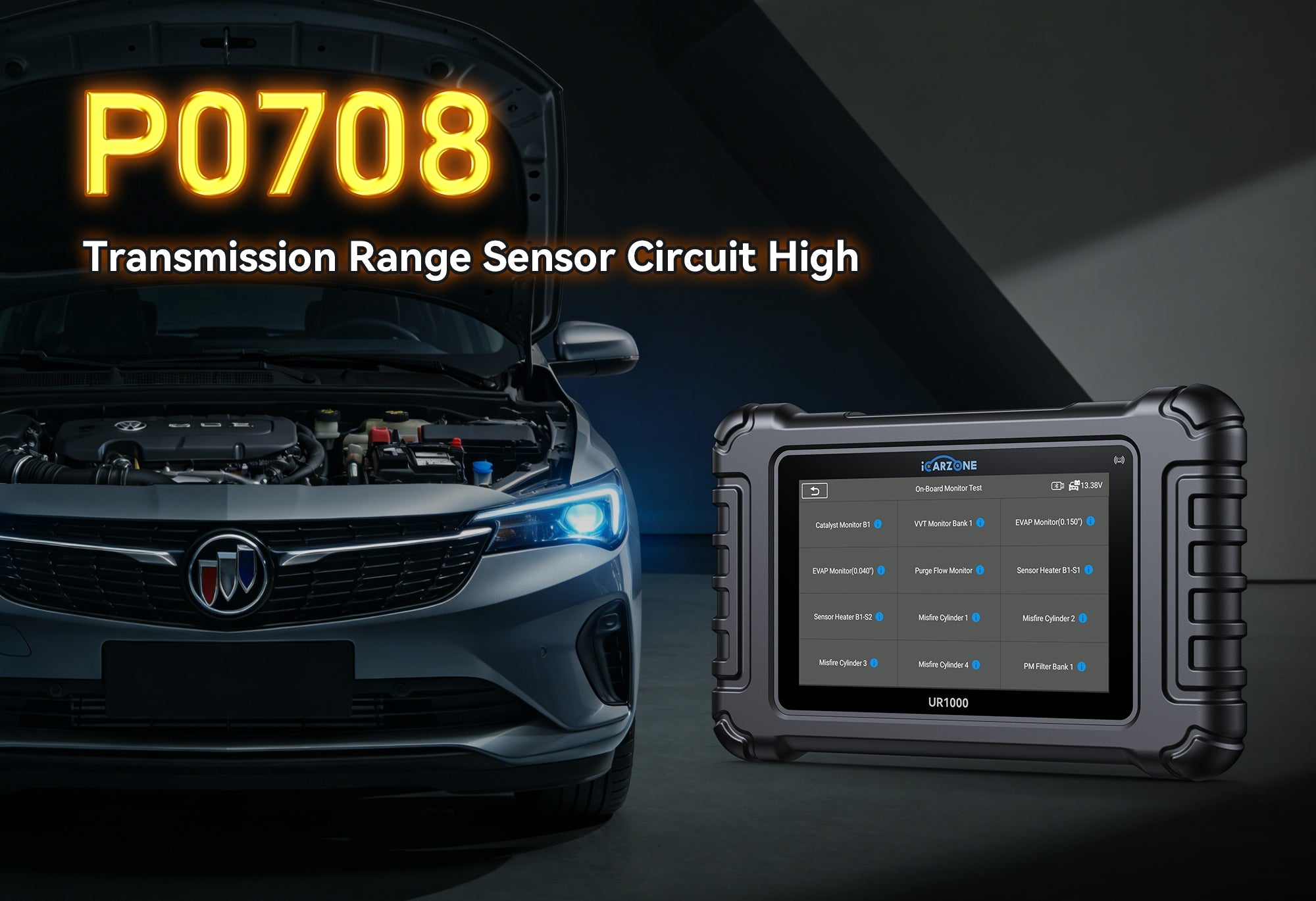 Fix P0708: Transmission Range Sensor Circuit High Input with ICARZONE UR1000