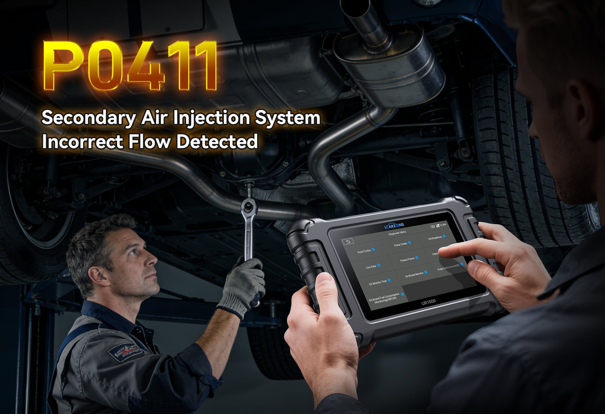Fix P0411: Secondary Air Injection System Incorrect Flow Detected with ICARZONE UR1000