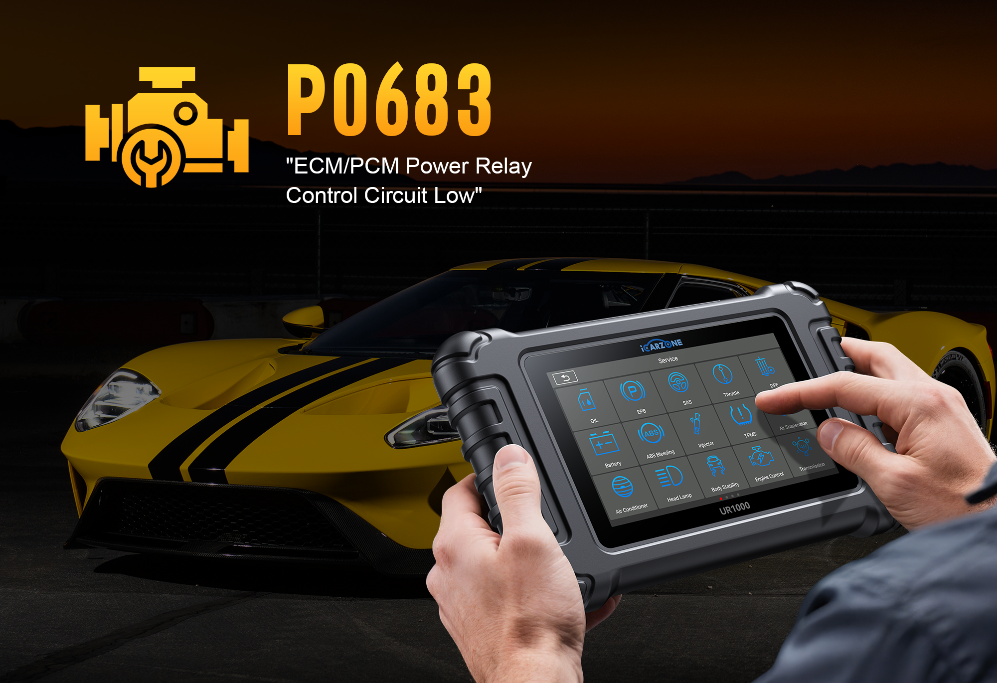 P0683 in Toyota Camry & Audi A4 : Fix ECM Power Relay with ICARZONE UR1000 [DIY Guide]