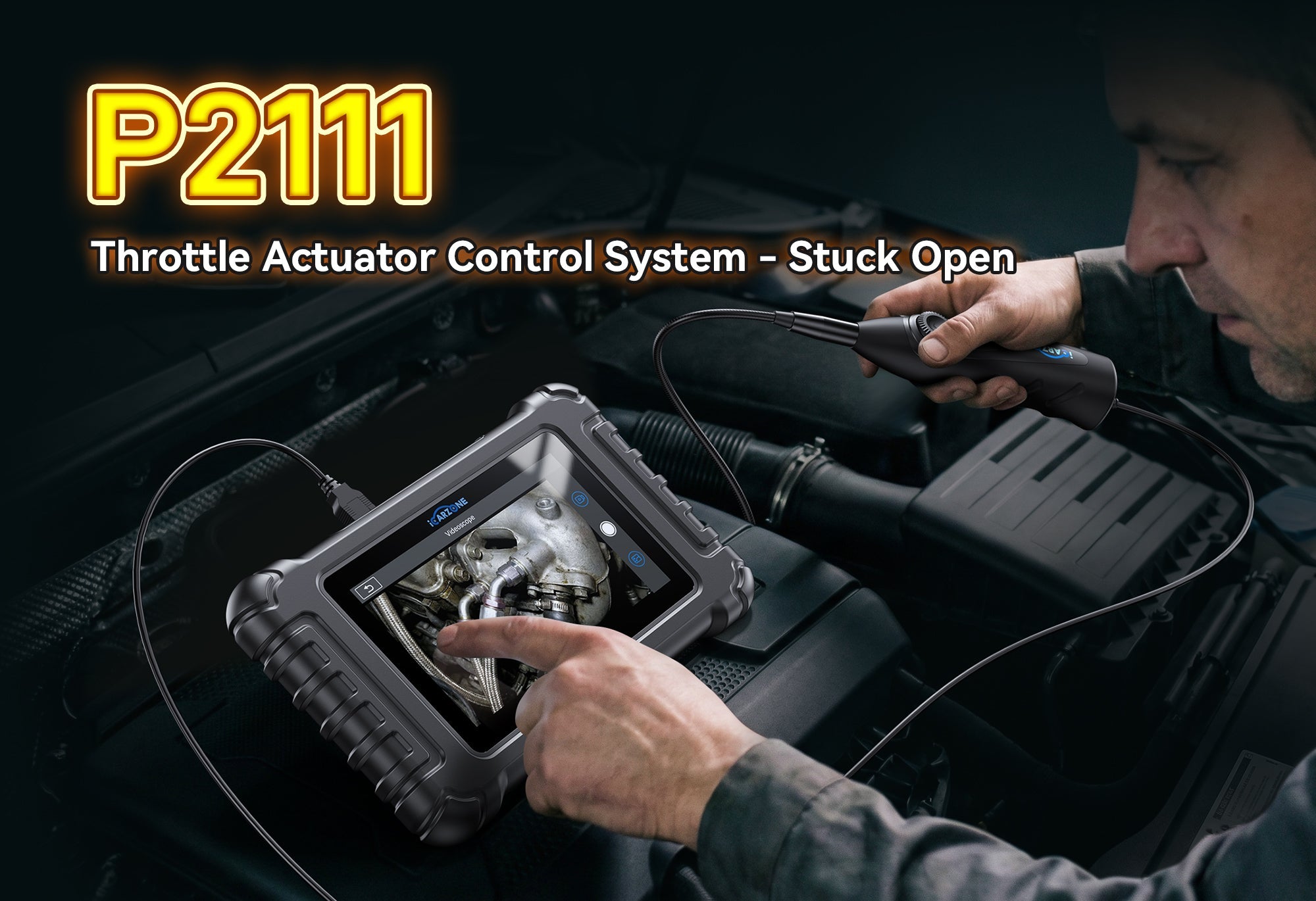 P2111 Code Fix: Throttle Actuator Control Stuck Open (Clean First)