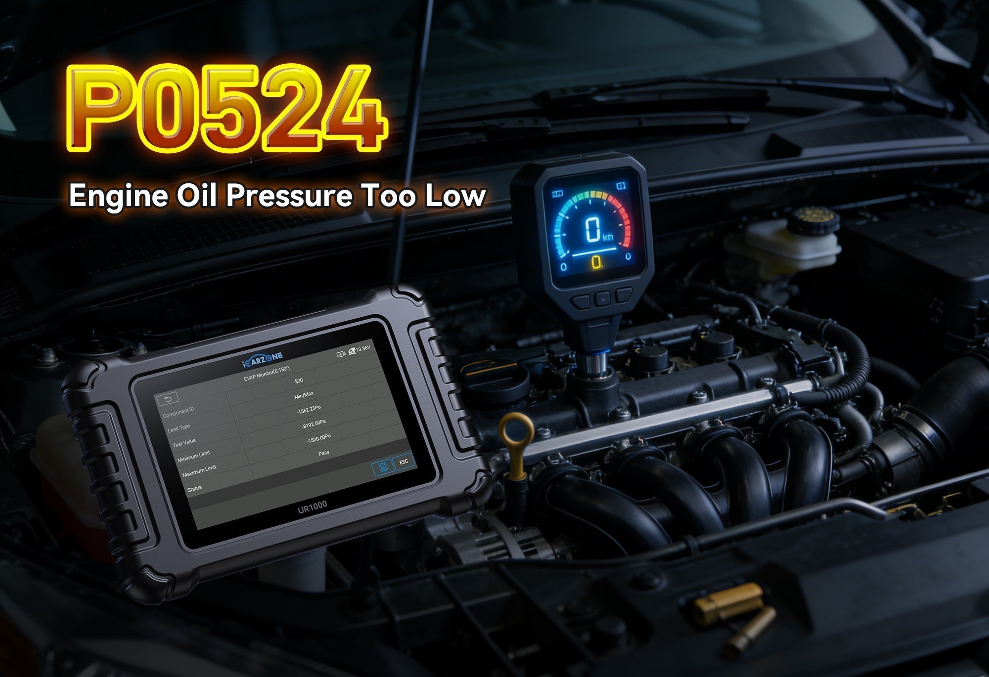 P0524 Code Fix: Engine Oil Pressure Too Low (Stop and Check Oil)