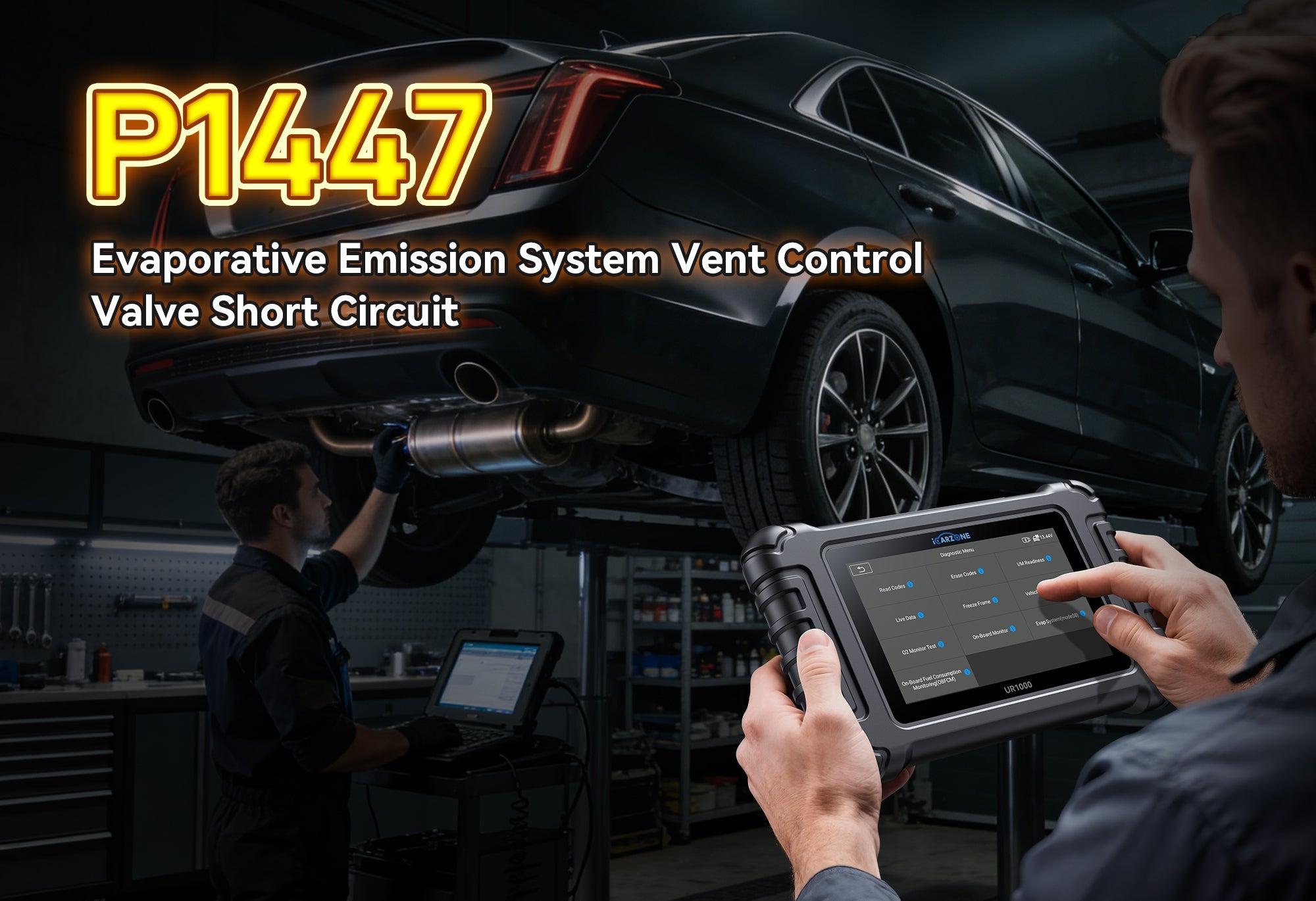 Diagnose P1447: EVAP System Purge Flow Monitoring Malfunction with ICARZONE UR1000