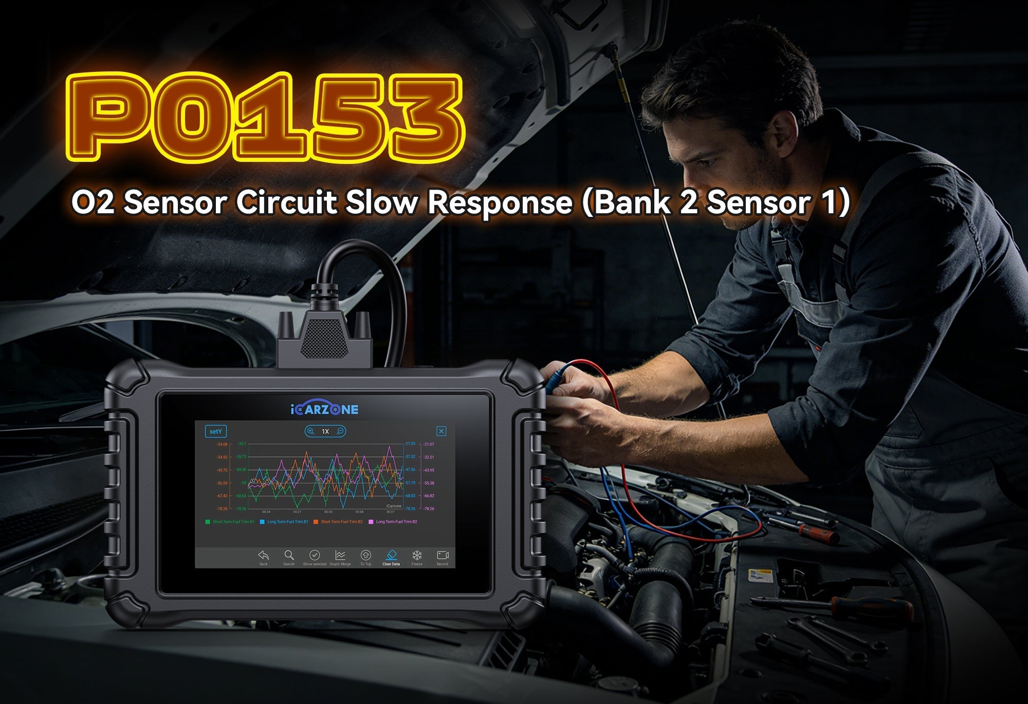P0153 Code Fix Guide: O2 Sensor Slow Response B2S1 | iCarzone