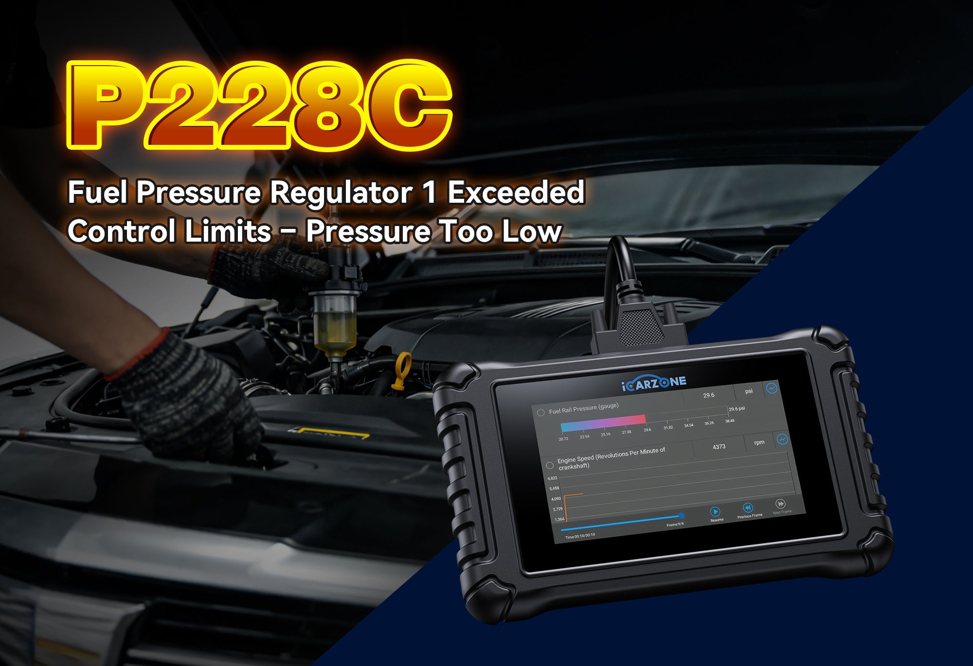 P228C Fuel Pressure Regulator 2: Fix BMW E46 with ICARZONE UR800