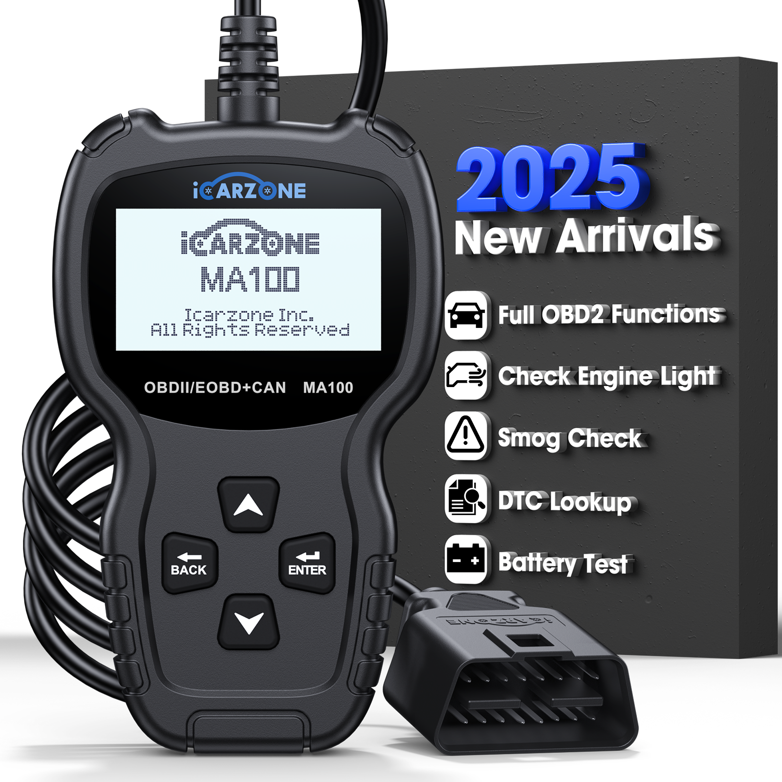 iCARZONE MA100: Affordable OBDII Diagnostic Tool | $39.99 For All Car Owners