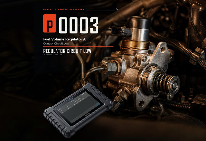 P0003 Code: Fuel Volume Regulator Control Circuit Low