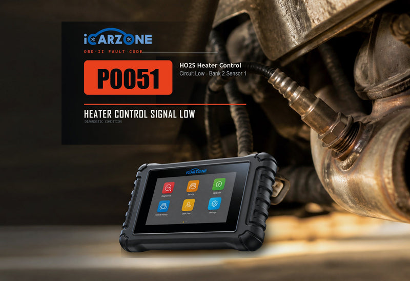 P0051 Code: HO2S Heater Control Circuit Low, Bank 2 Sensor 1